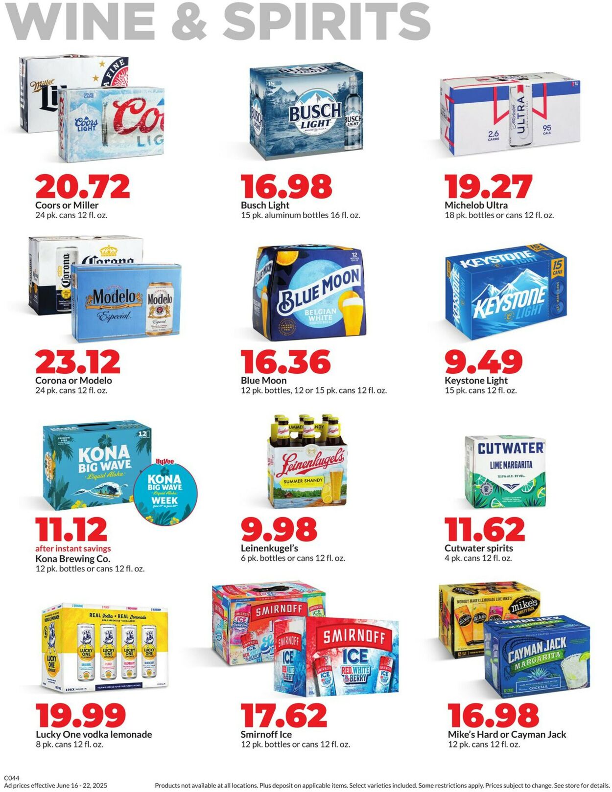 Catalogue HyVee from 06/16/2025