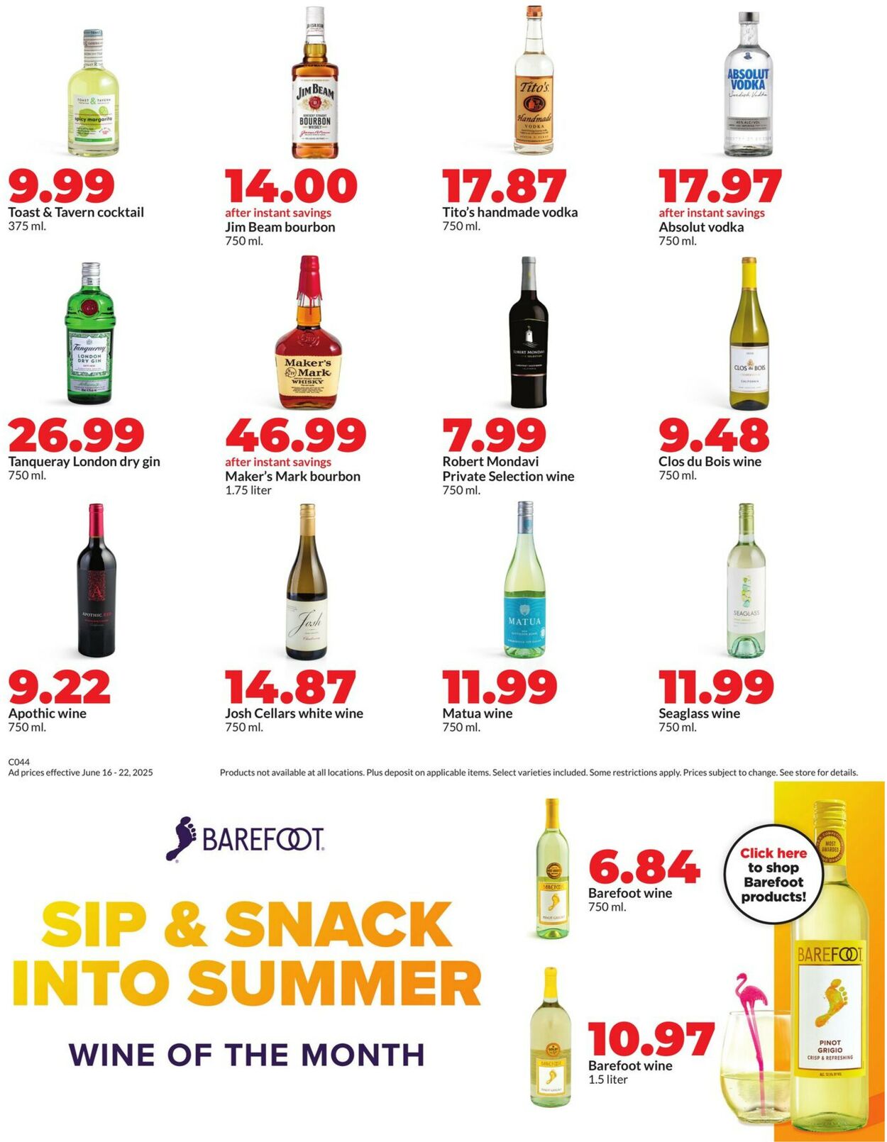 Catalogue HyVee from 06/16/2025