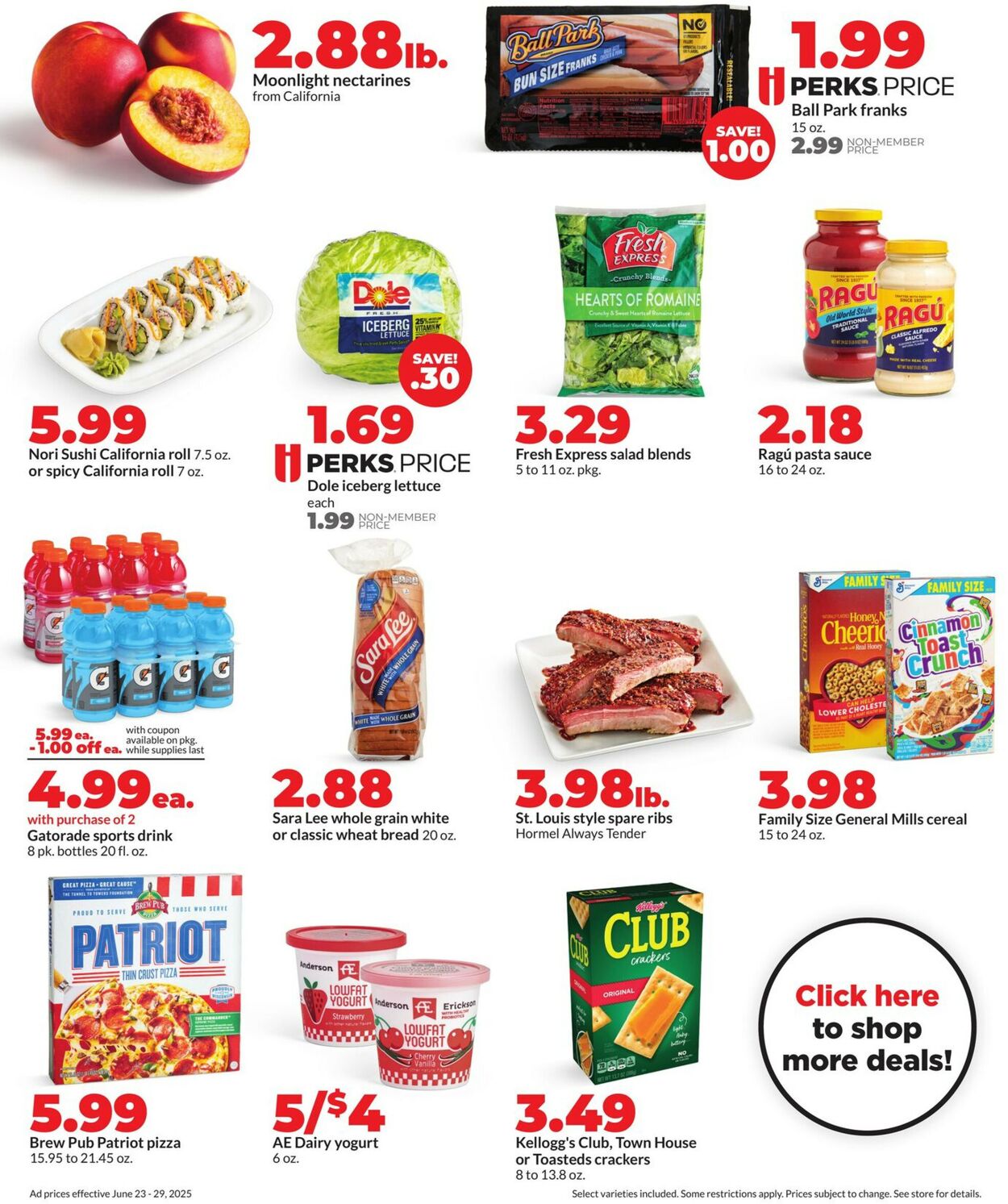 Catalogue HyVee from 06/23/2025