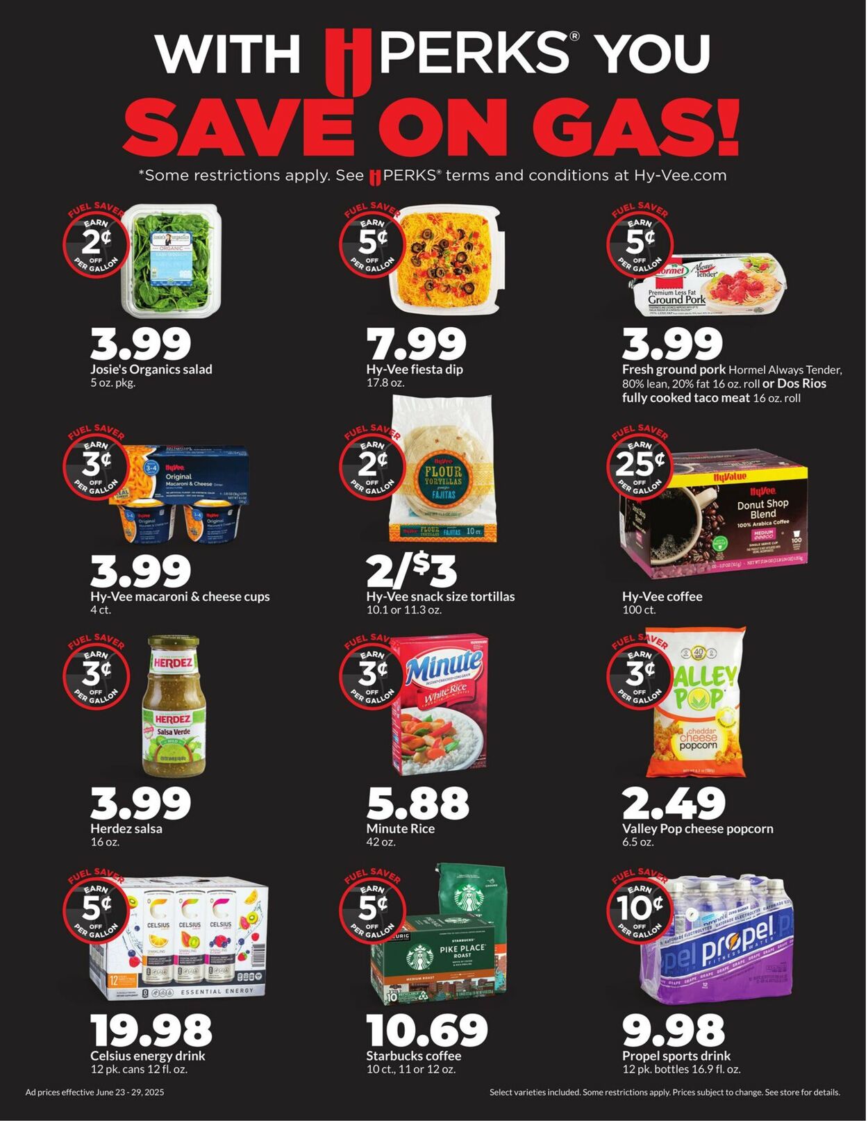 Catalogue HyVee from 06/23/2025
