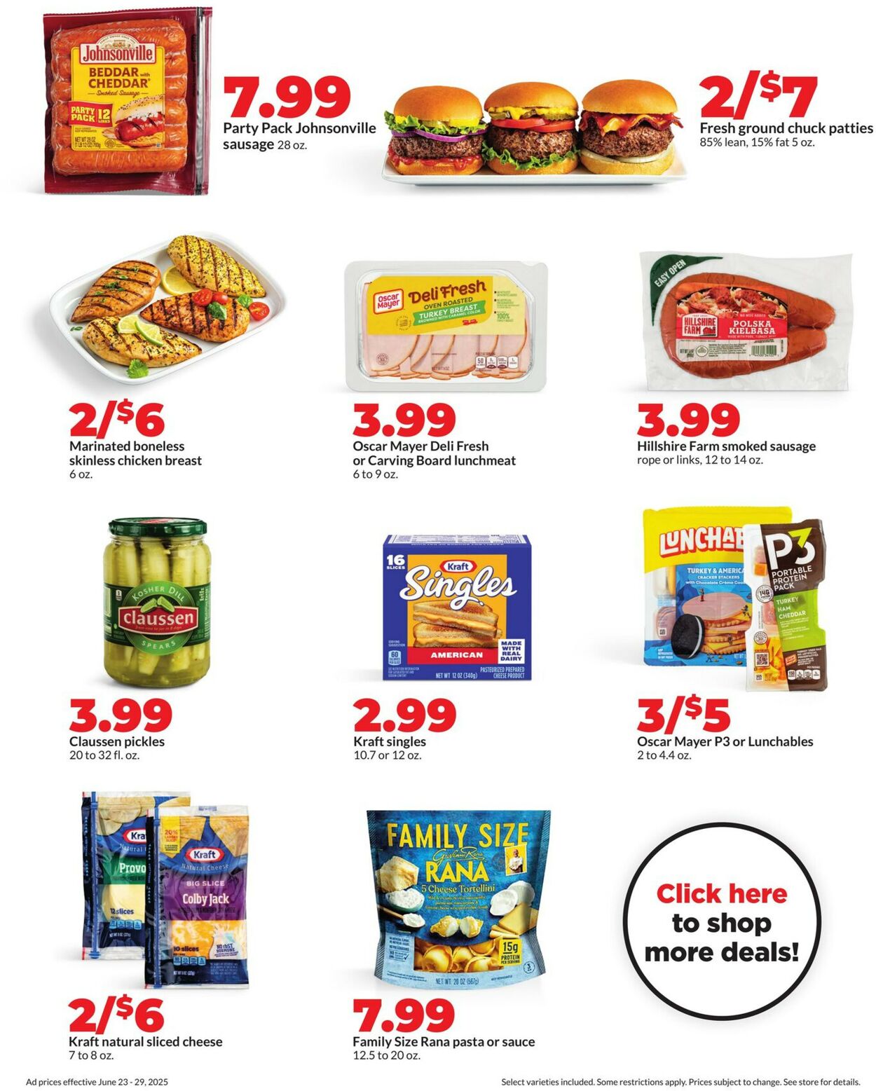Catalogue HyVee from 06/23/2025