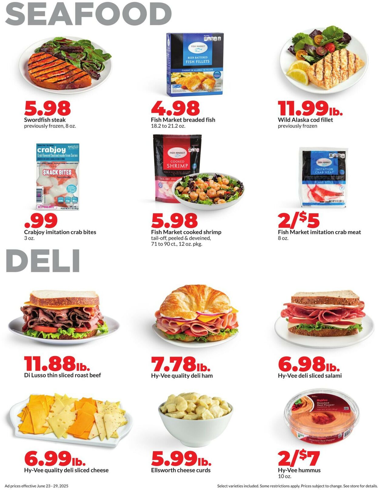 Catalogue HyVee from 06/23/2025