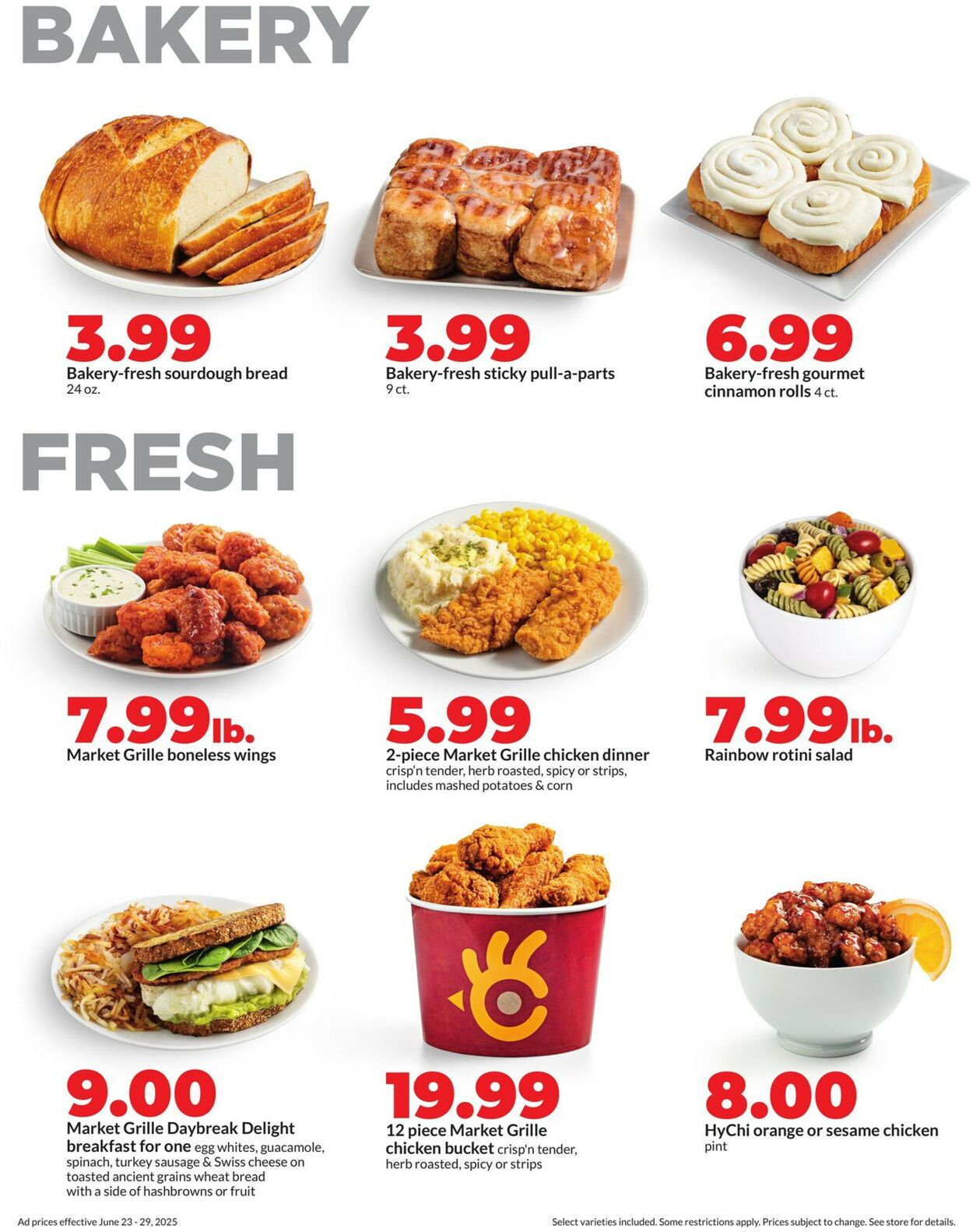 Catalogue HyVee from 06/23/2025