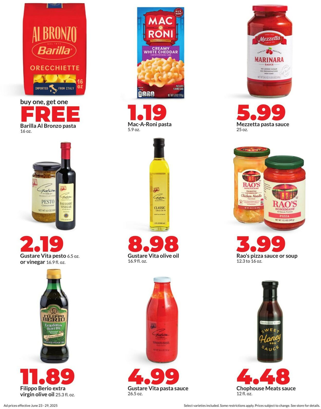 Catalogue HyVee from 06/23/2025