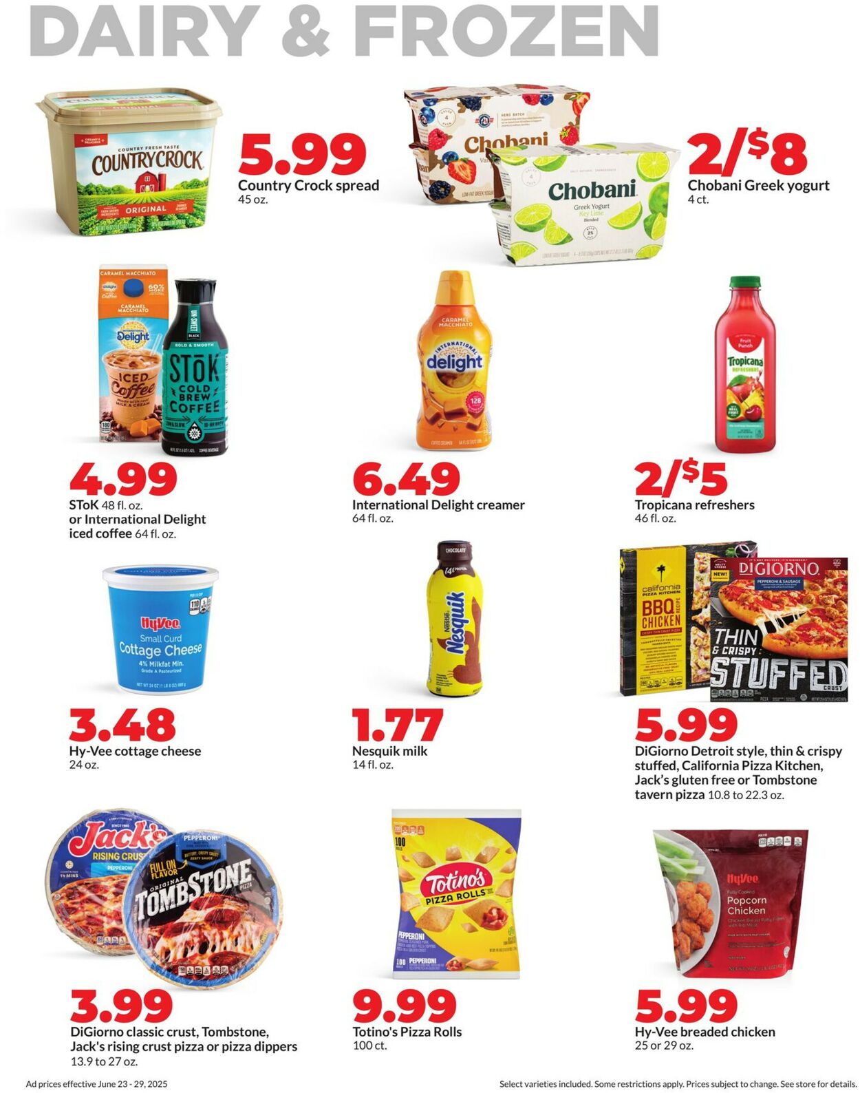 Catalogue HyVee from 06/23/2025
