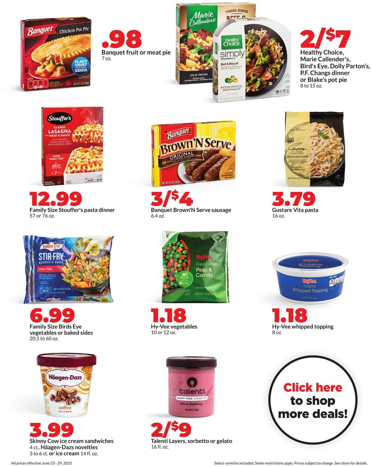 Catalogue HyVee from 06/23/2025