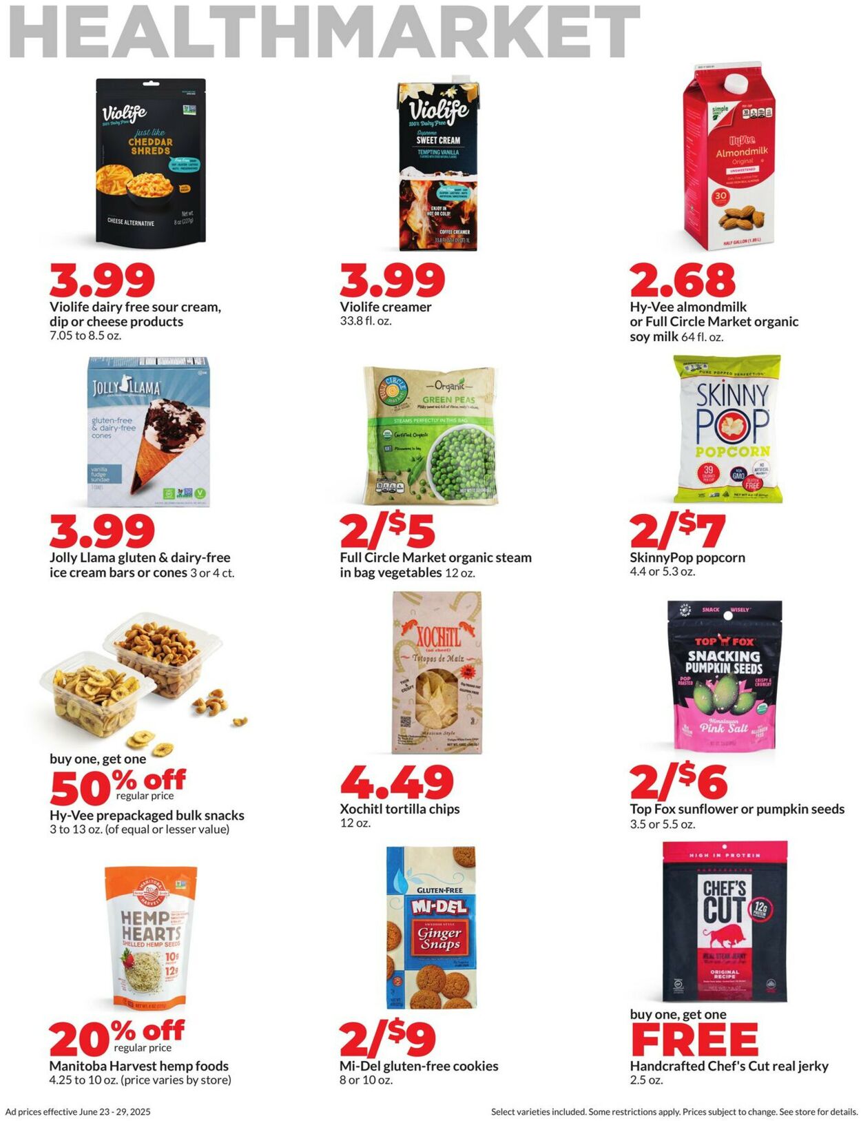Catalogue HyVee from 06/23/2025