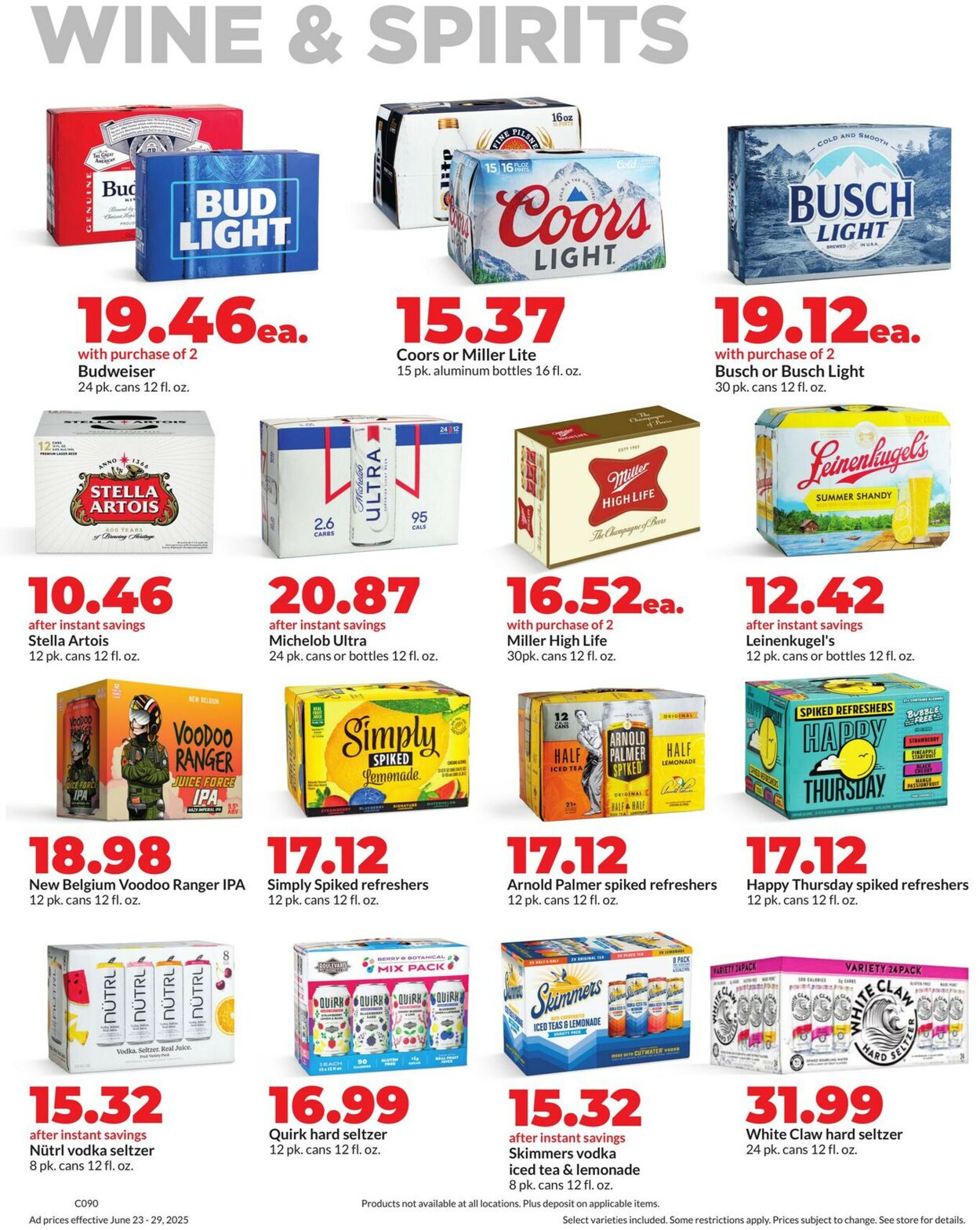 Catalogue HyVee from 06/23/2025