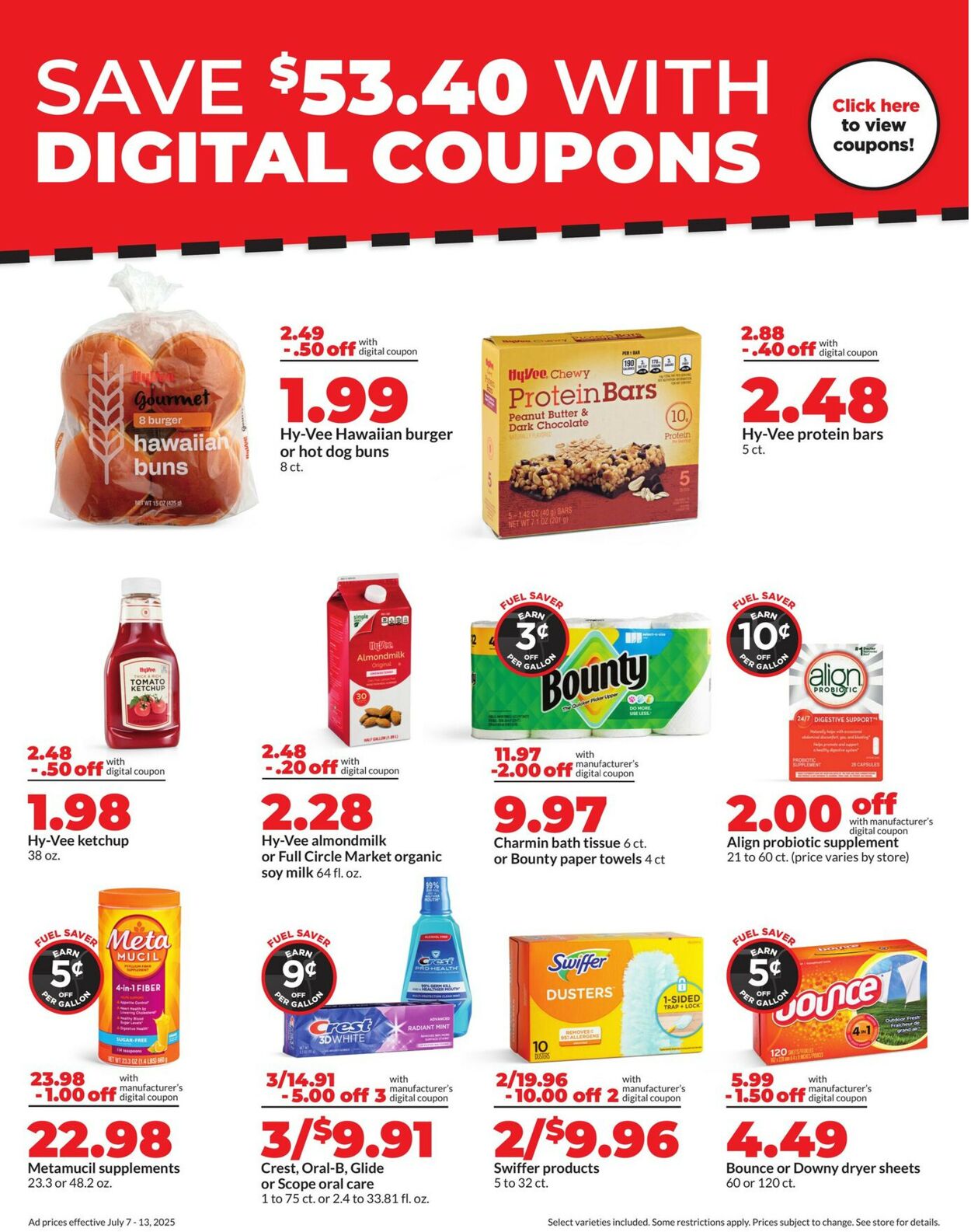 Catalogue HyVee from 07/07/2025