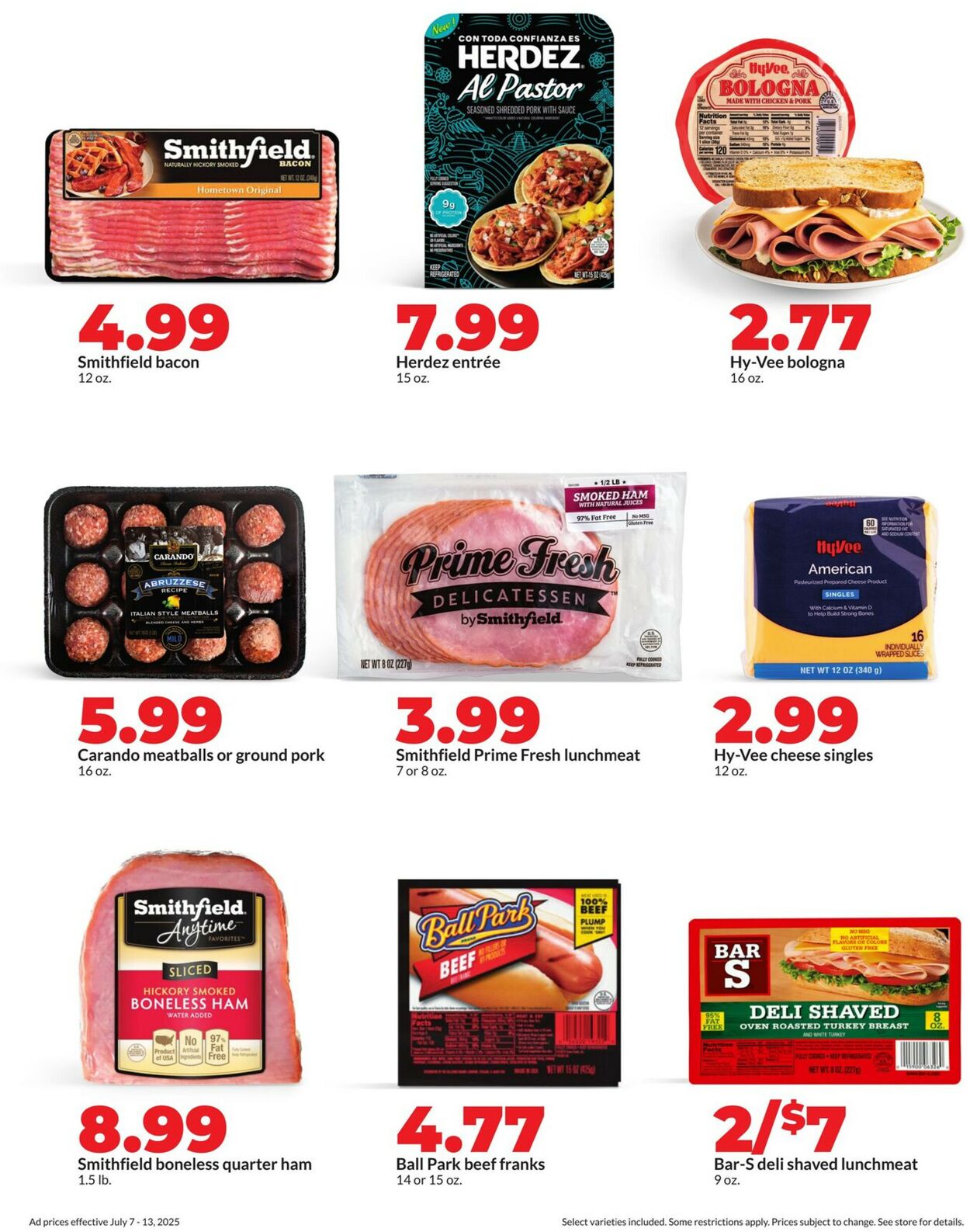 Catalogue HyVee from 07/07/2025