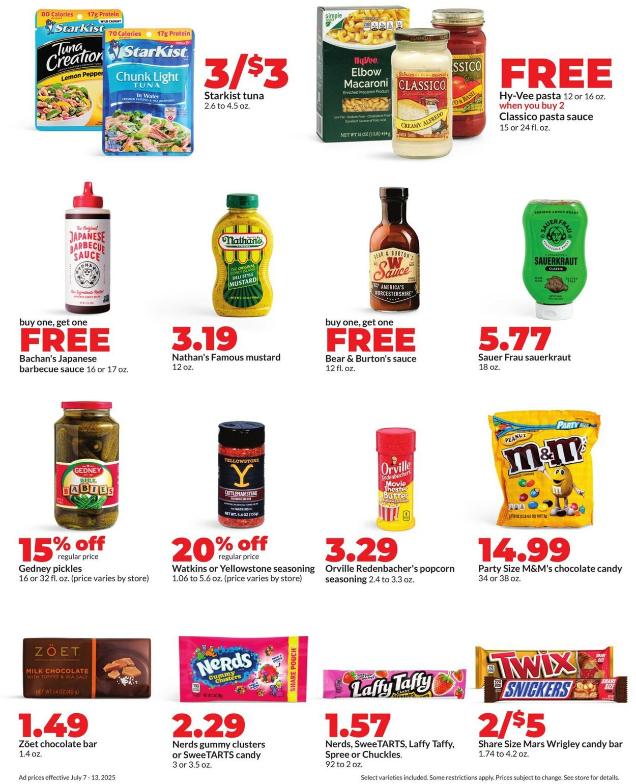 Catalogue HyVee from 07/07/2025