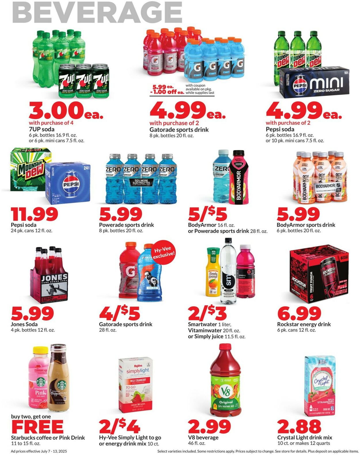 Catalogue HyVee from 07/07/2025