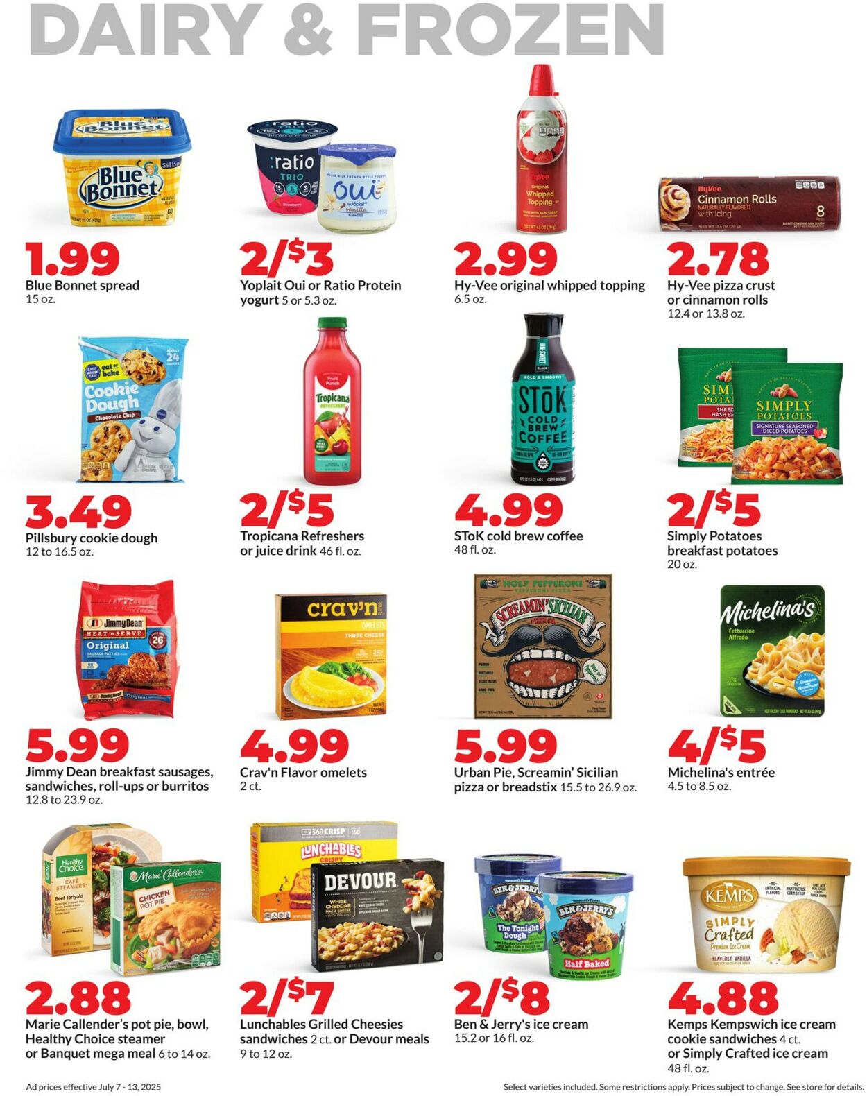Catalogue HyVee from 07/07/2025