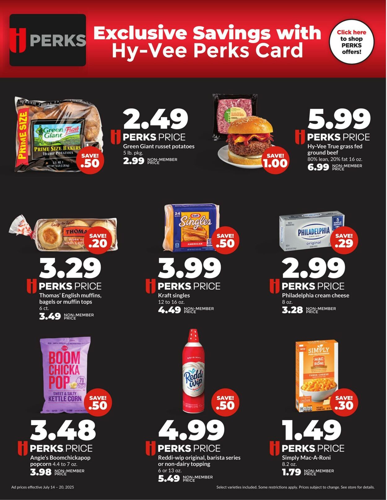 Catalogue HyVee from 07/14/2025