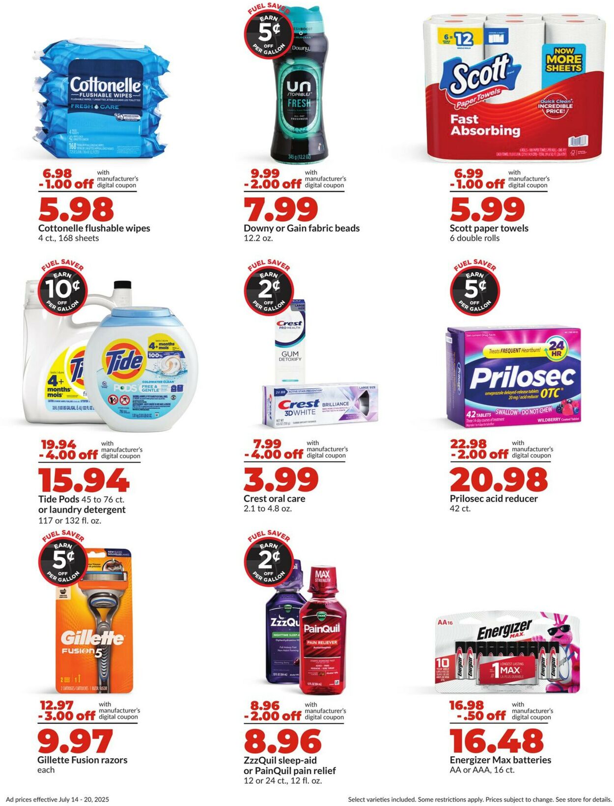 Catalogue HyVee from 07/14/2025