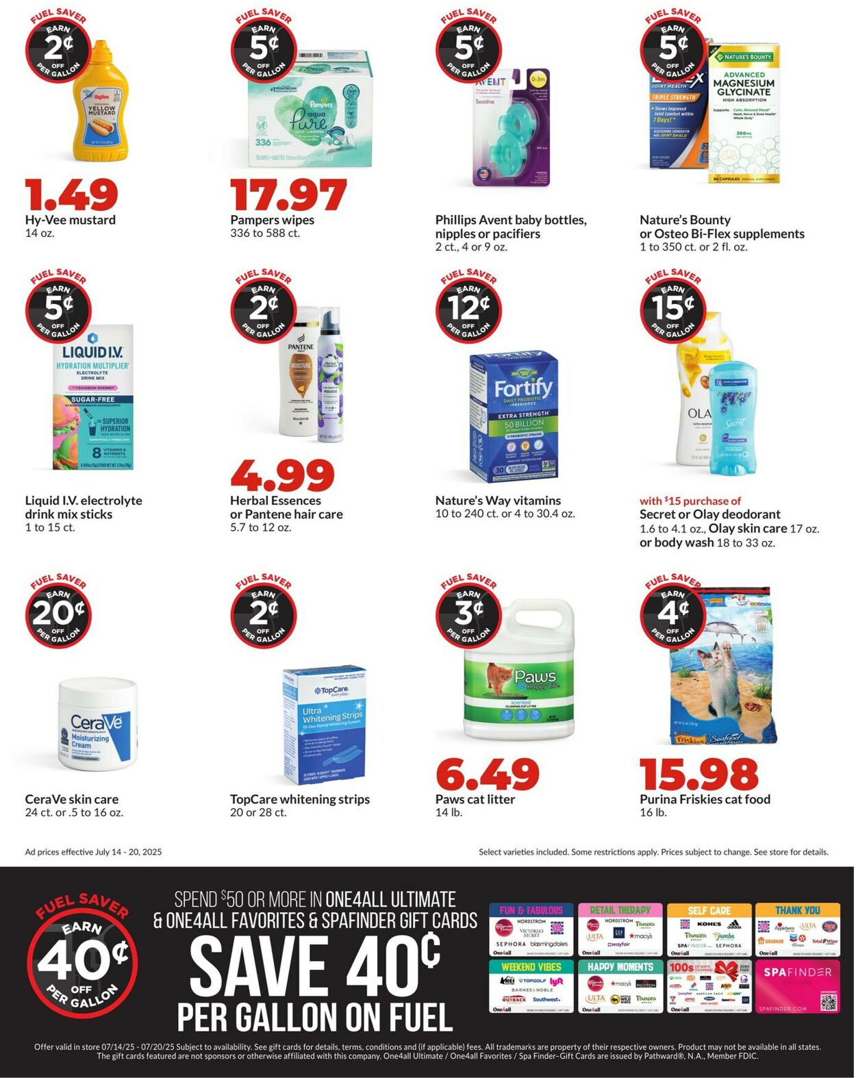 Catalogue HyVee from 07/14/2025