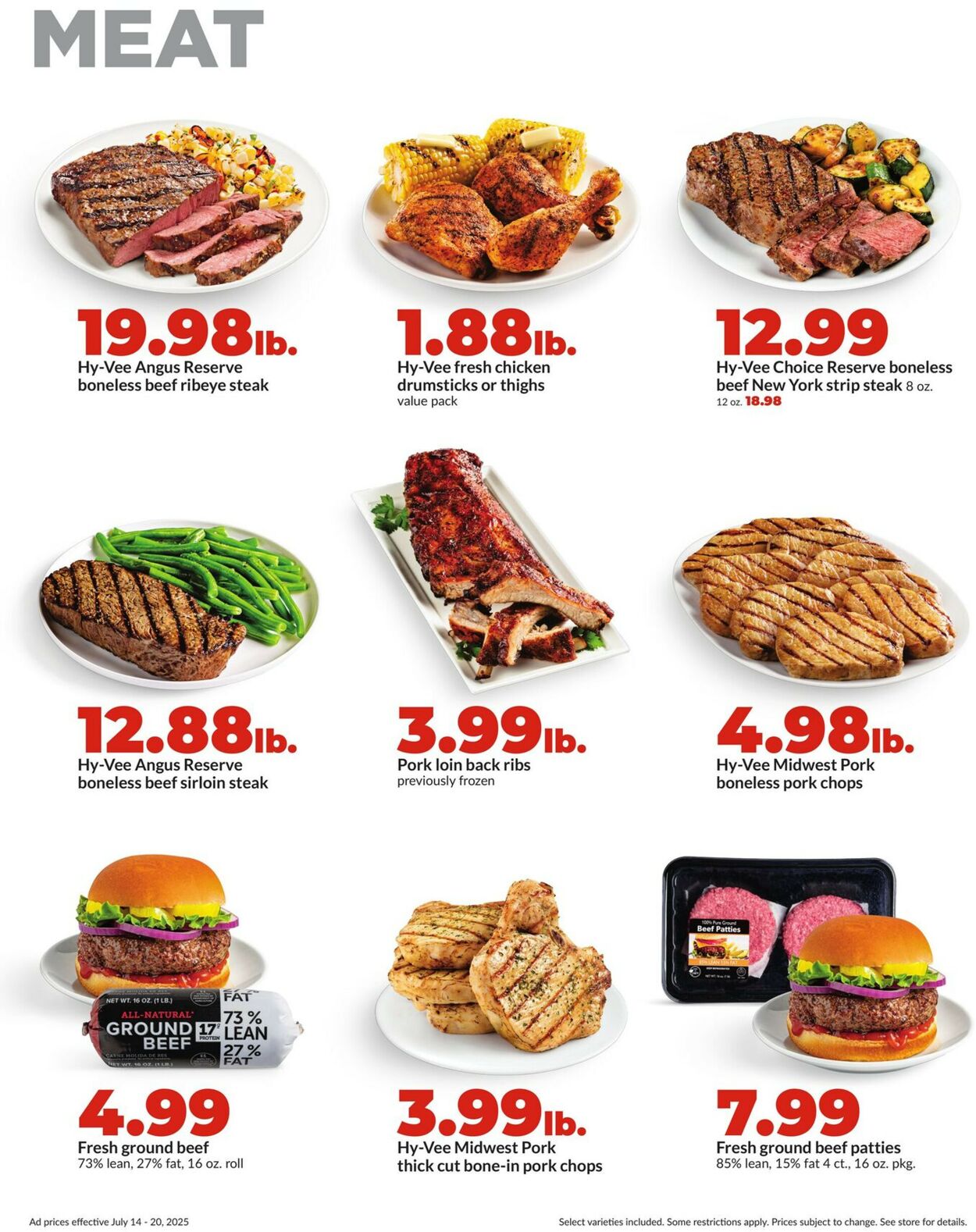 Catalogue HyVee from 07/14/2025
