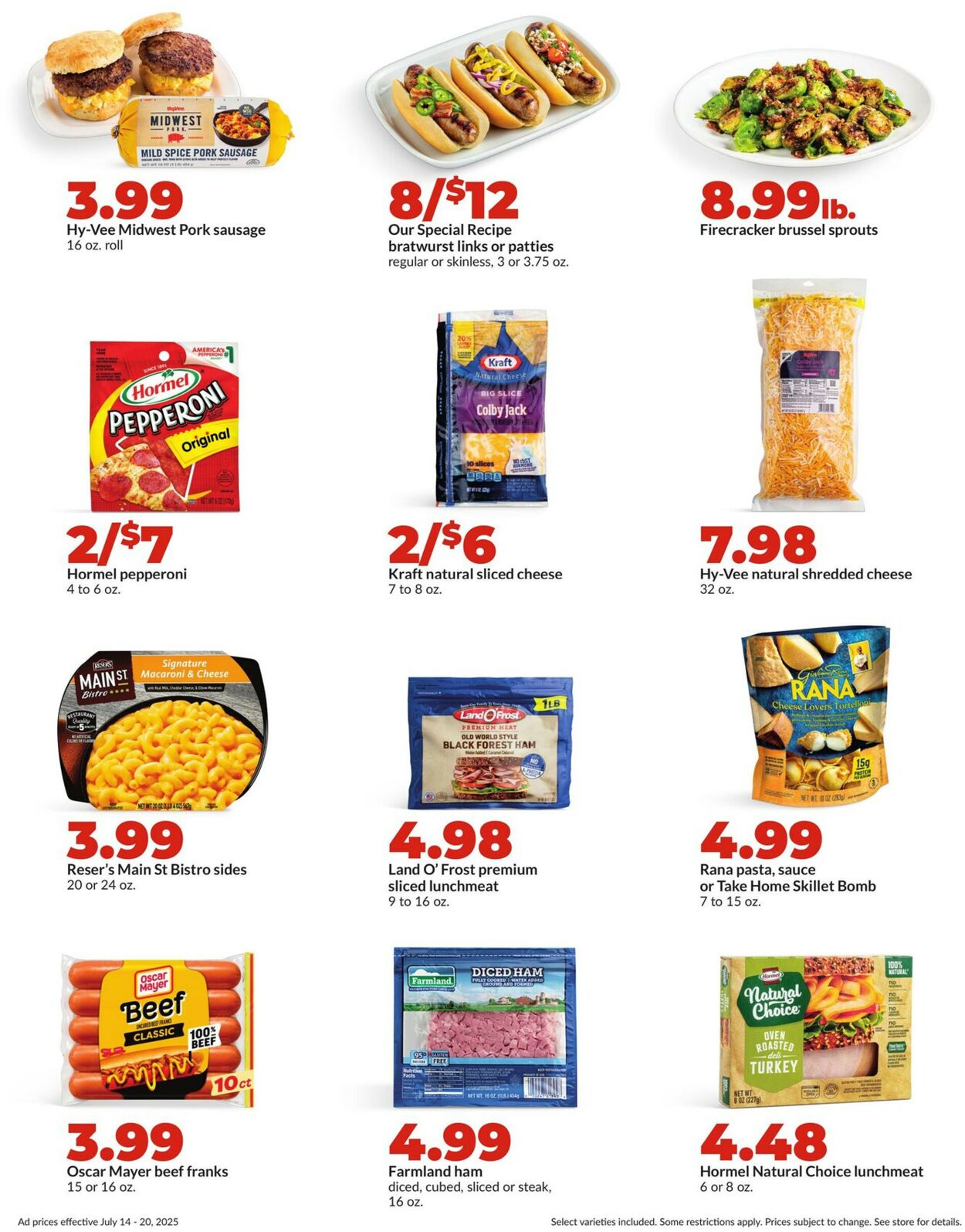Catalogue HyVee from 07/14/2025