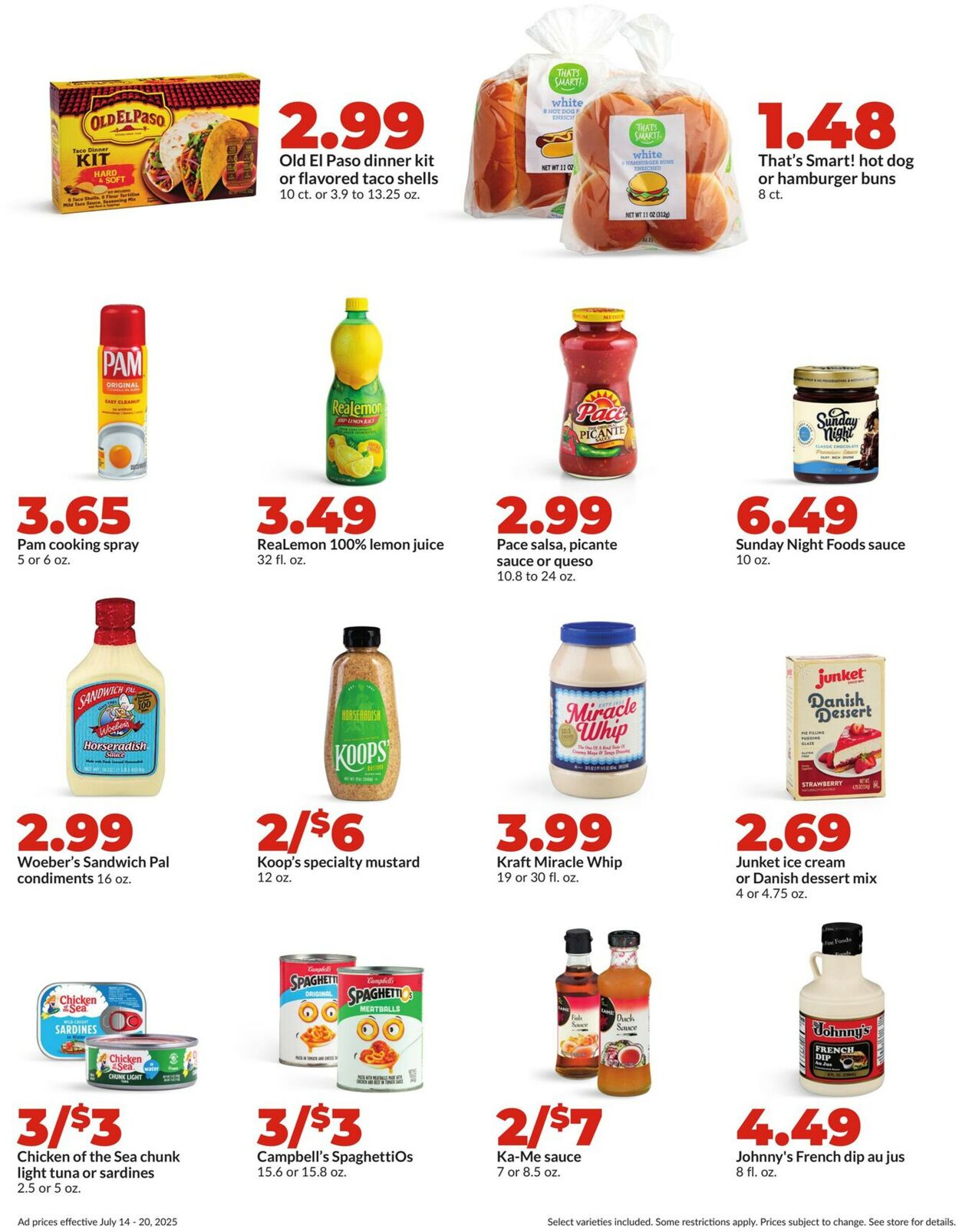 Catalogue HyVee from 07/14/2025