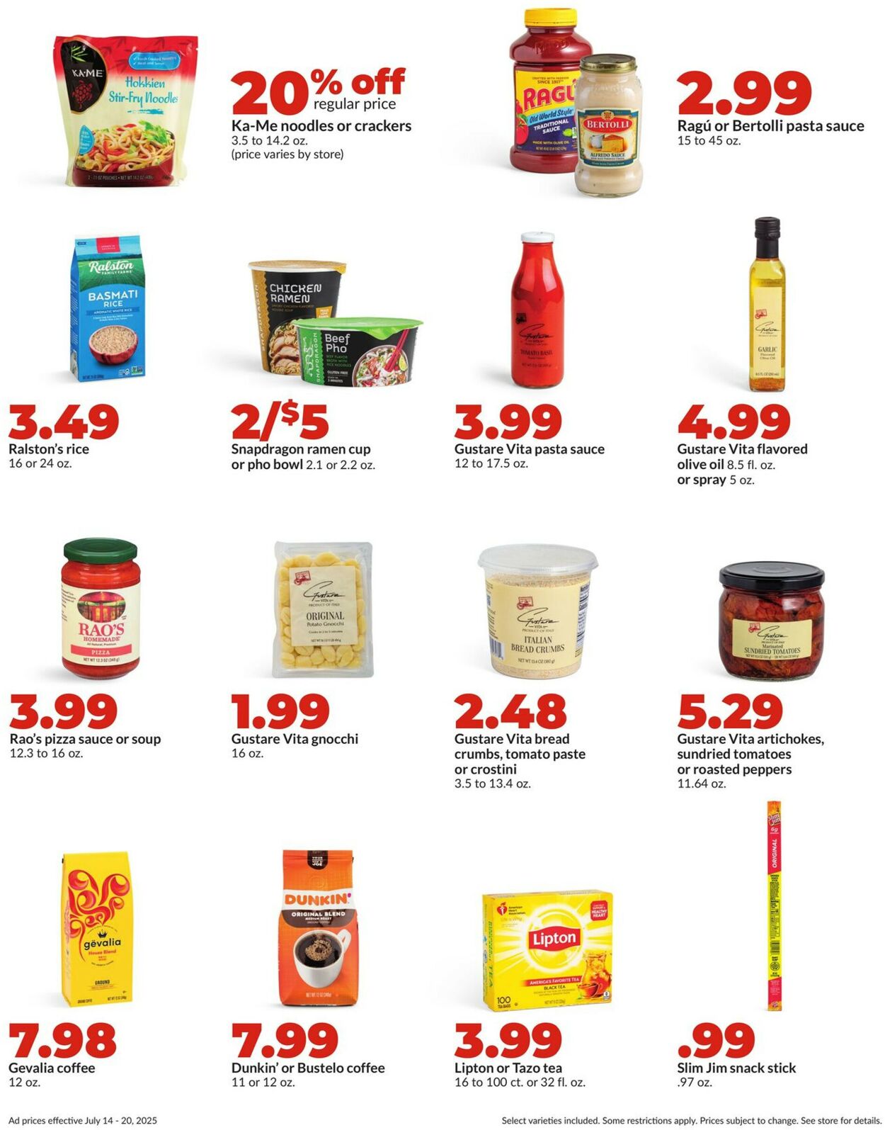 Catalogue HyVee from 07/14/2025