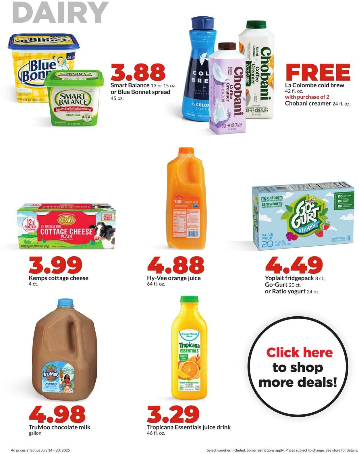 Catalogue HyVee from 07/14/2025