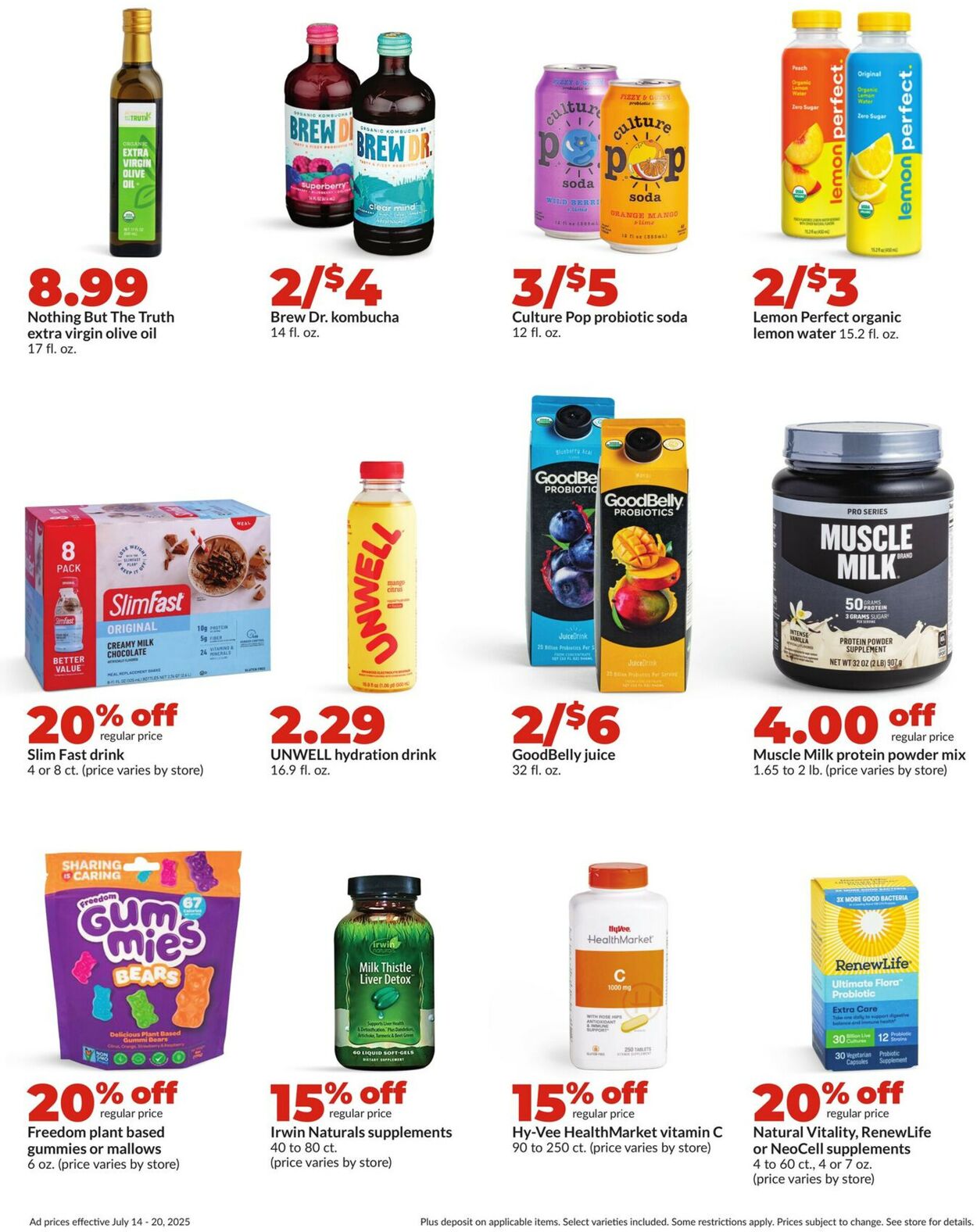 Catalogue HyVee from 07/14/2025