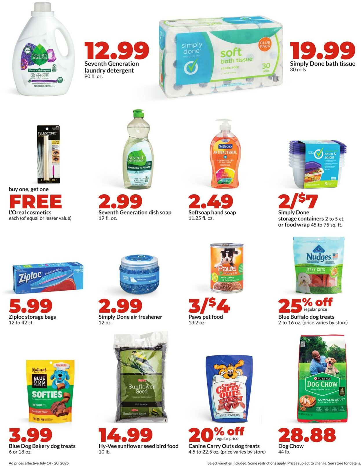 Catalogue HyVee from 07/14/2025