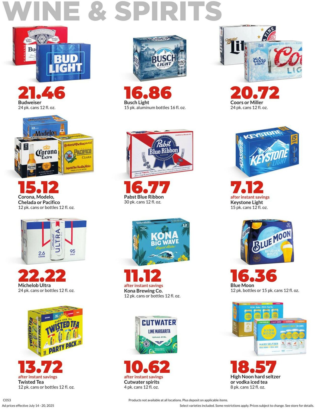 Catalogue HyVee from 07/14/2025