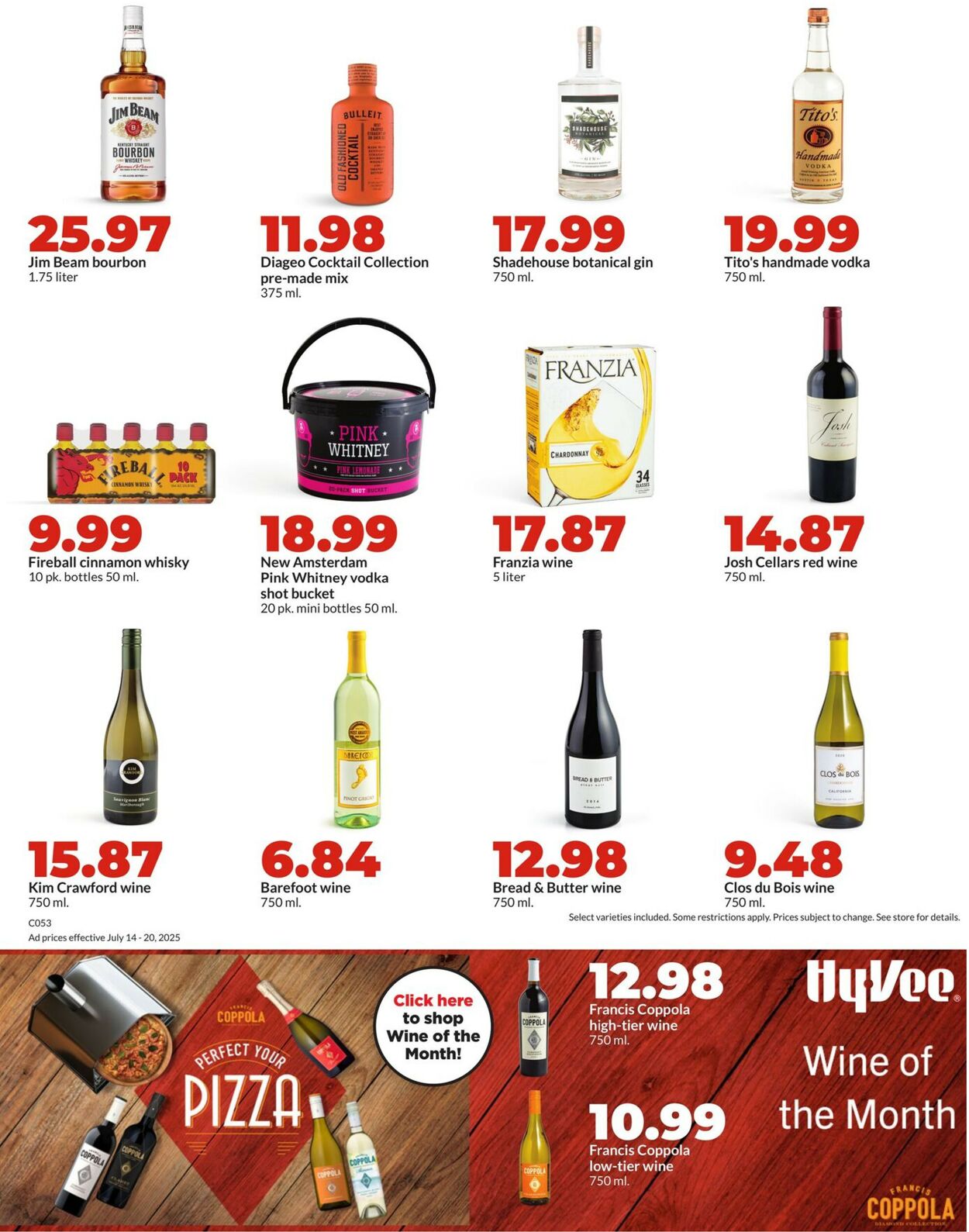 Catalogue HyVee from 07/14/2025