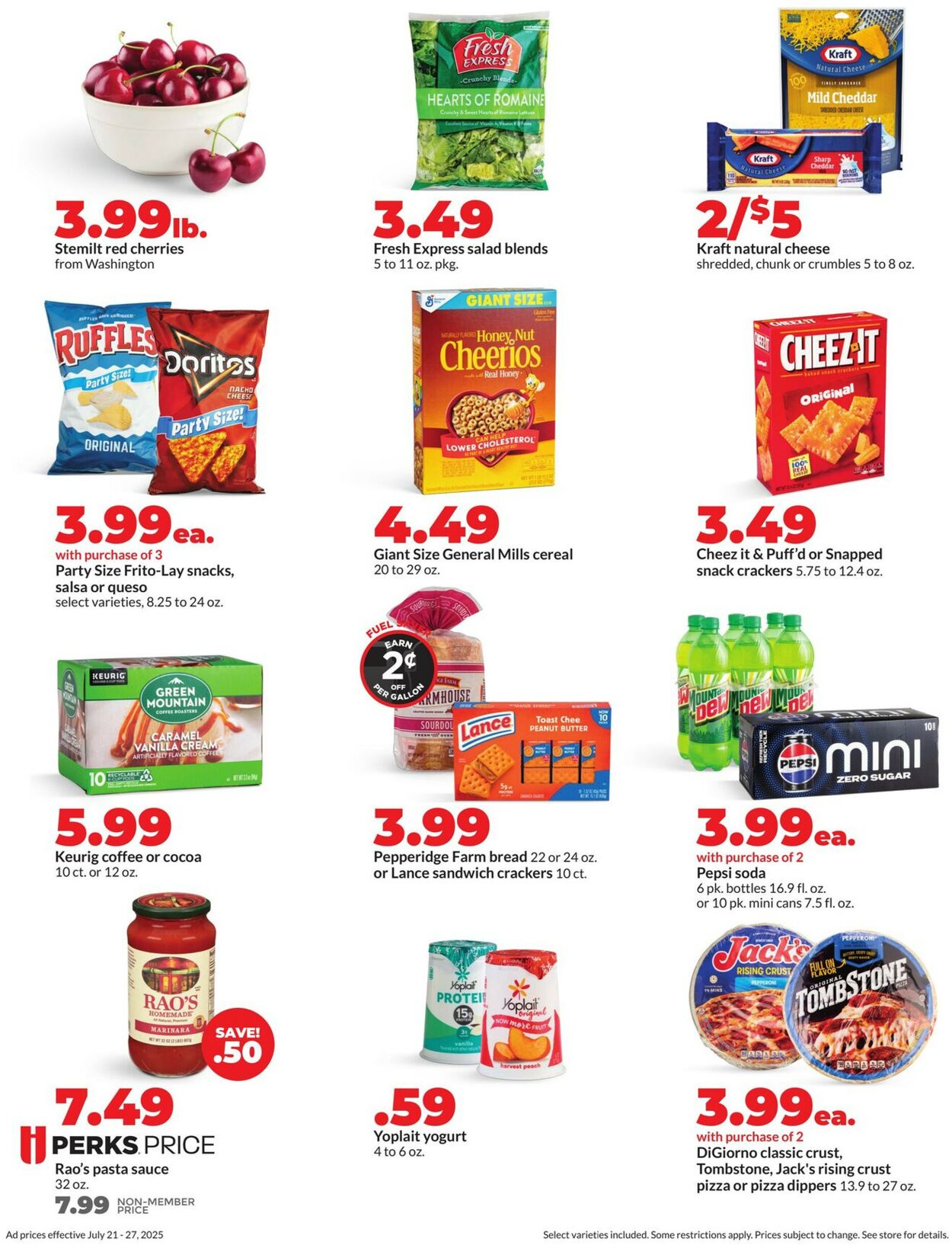 Catalogue HyVee from 07/21/2025