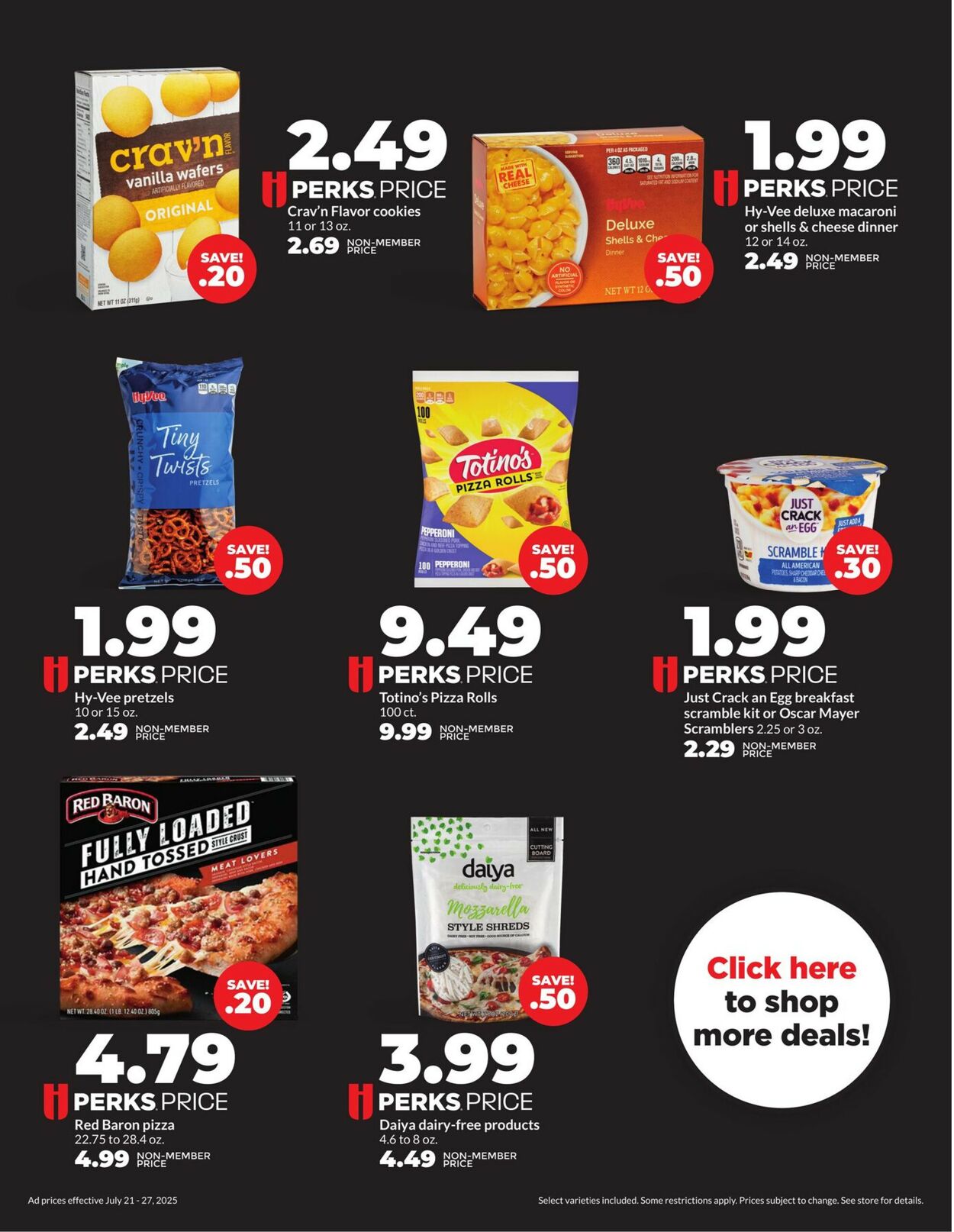 Catalogue HyVee from 07/21/2025