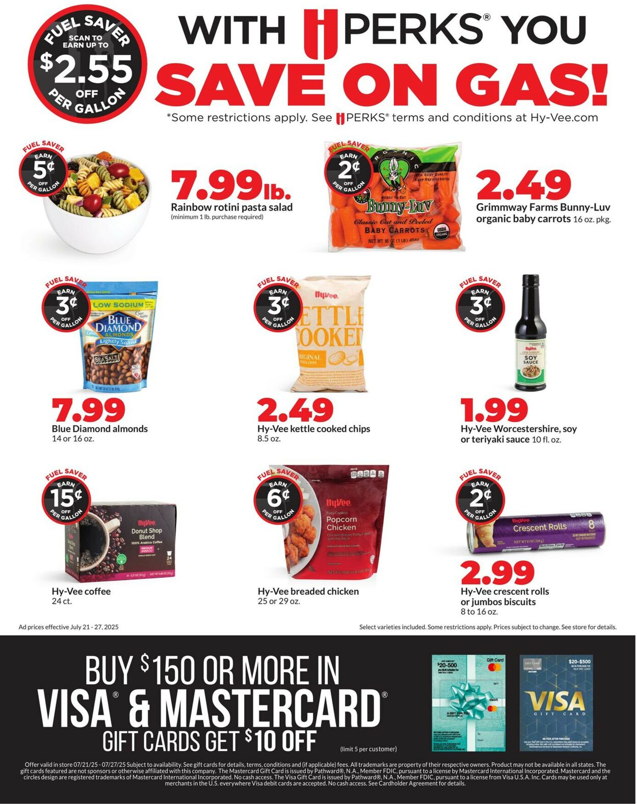 Catalogue HyVee from 07/21/2025