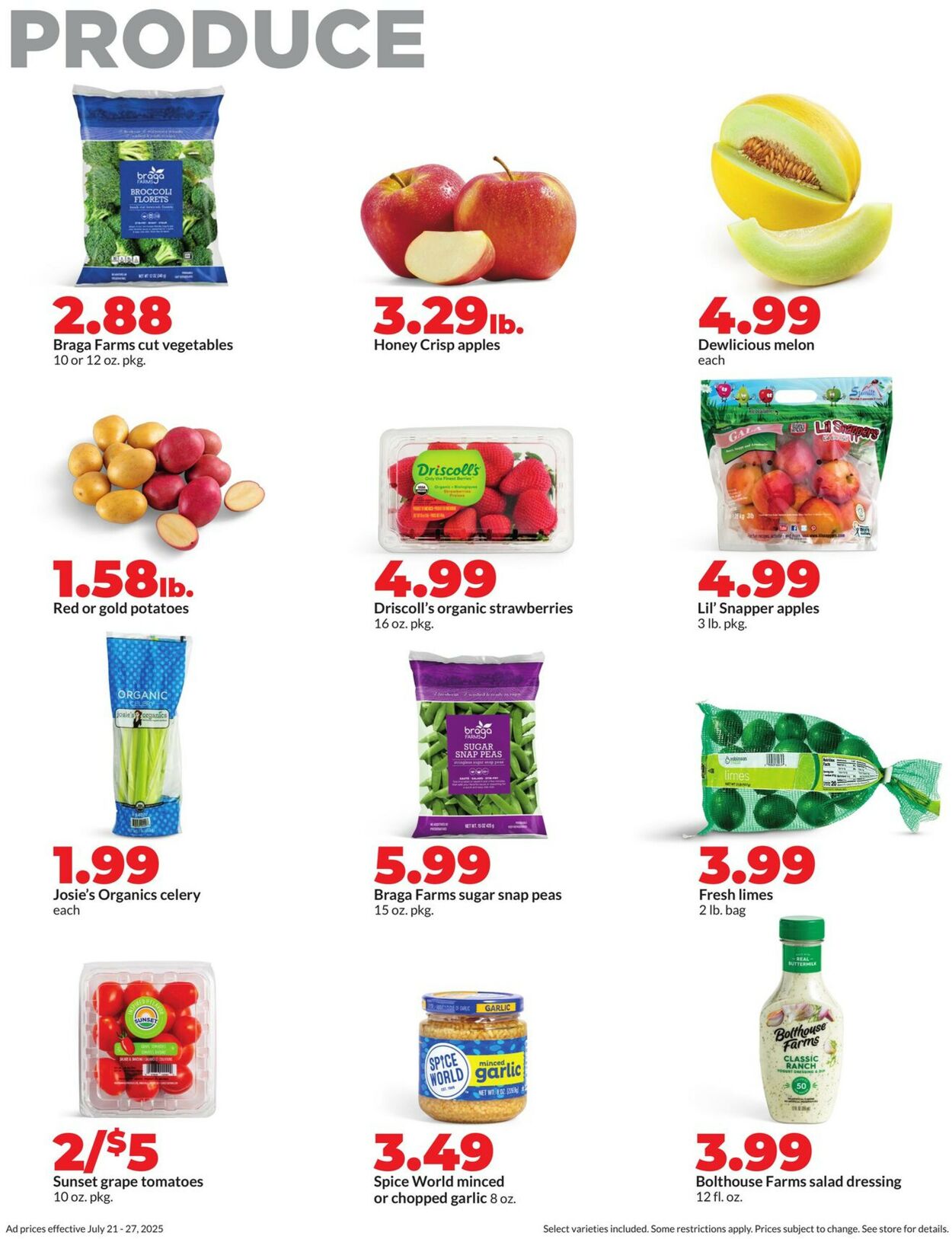 Catalogue HyVee from 07/21/2025