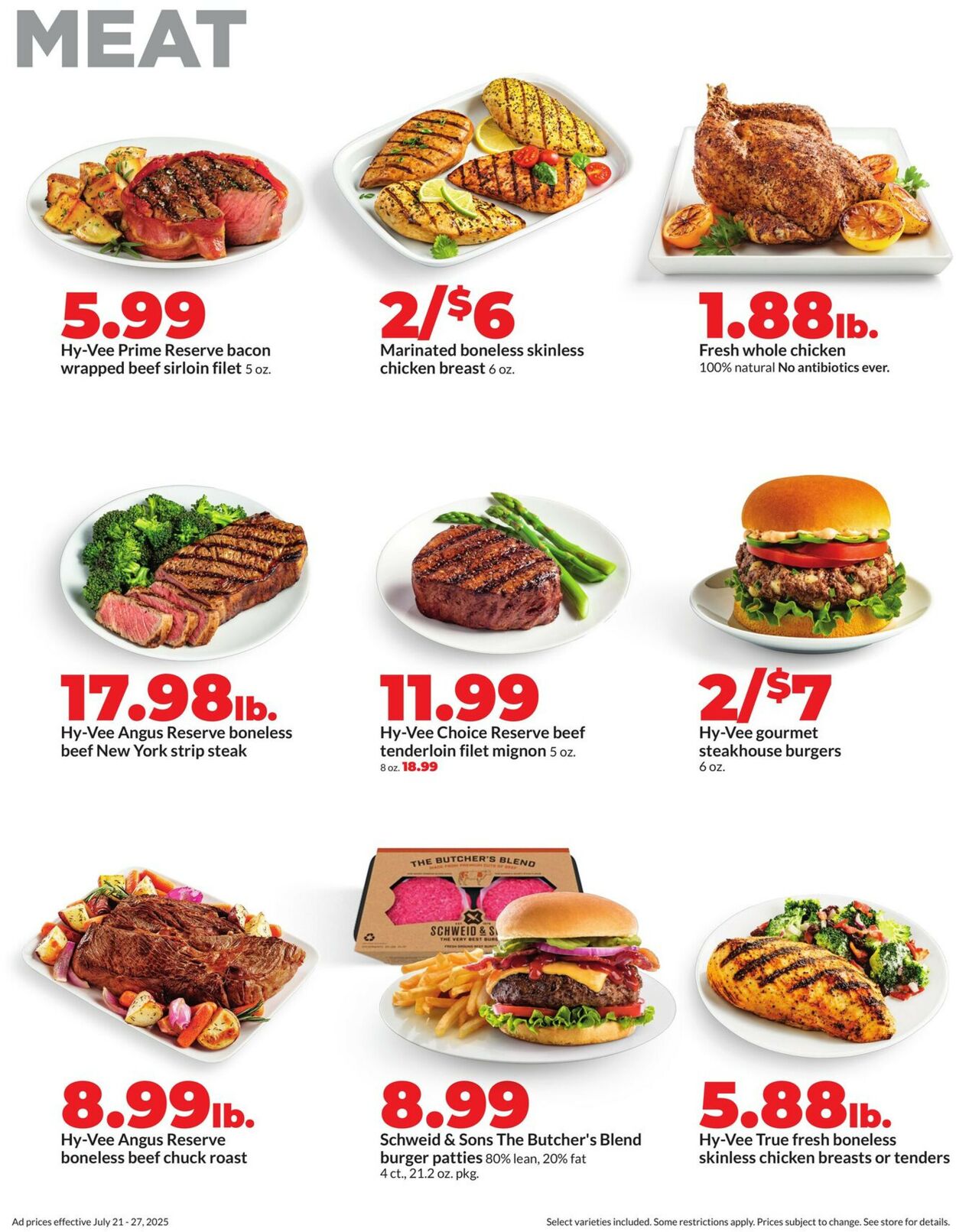 Catalogue HyVee from 07/21/2025