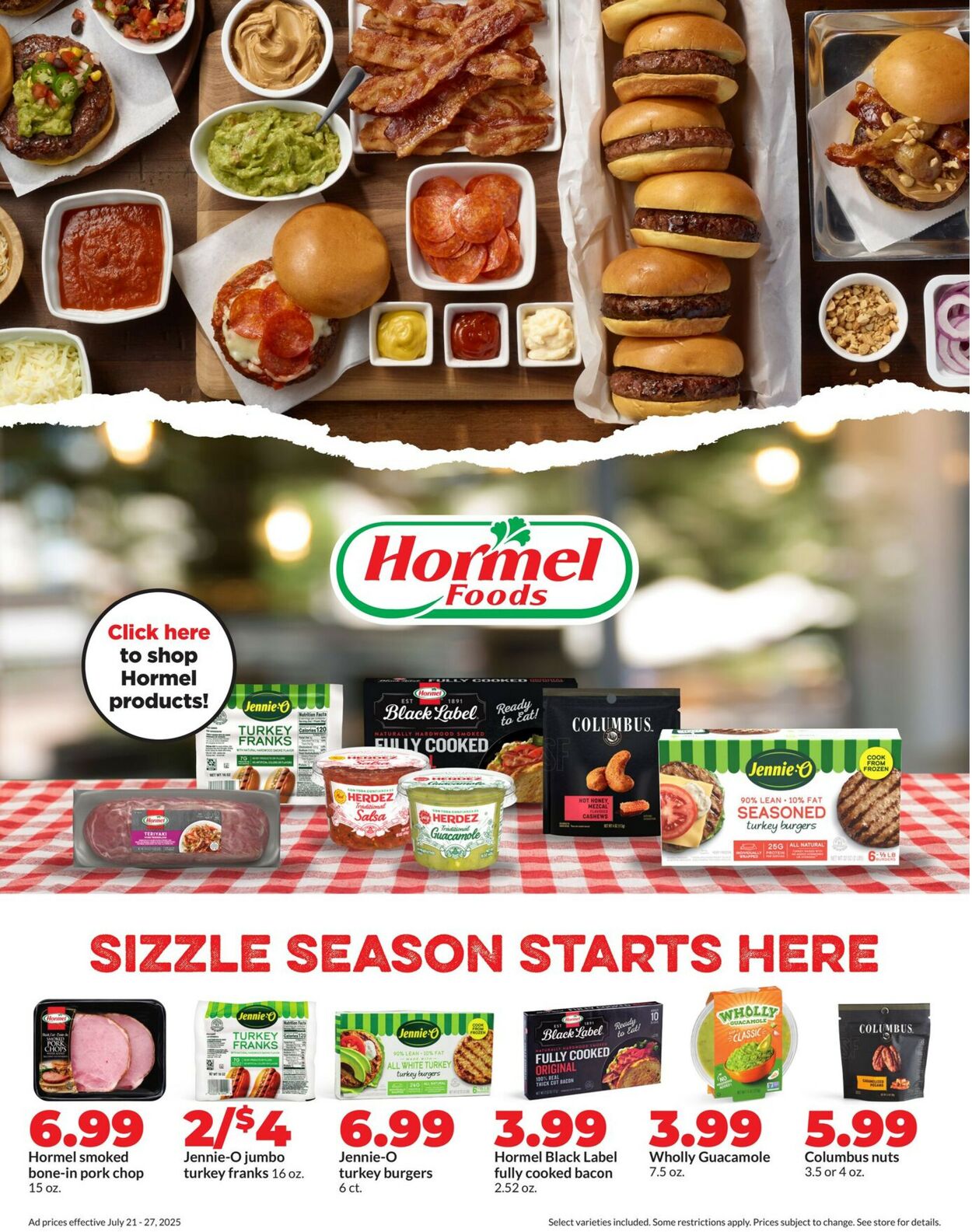Catalogue HyVee from 07/21/2025