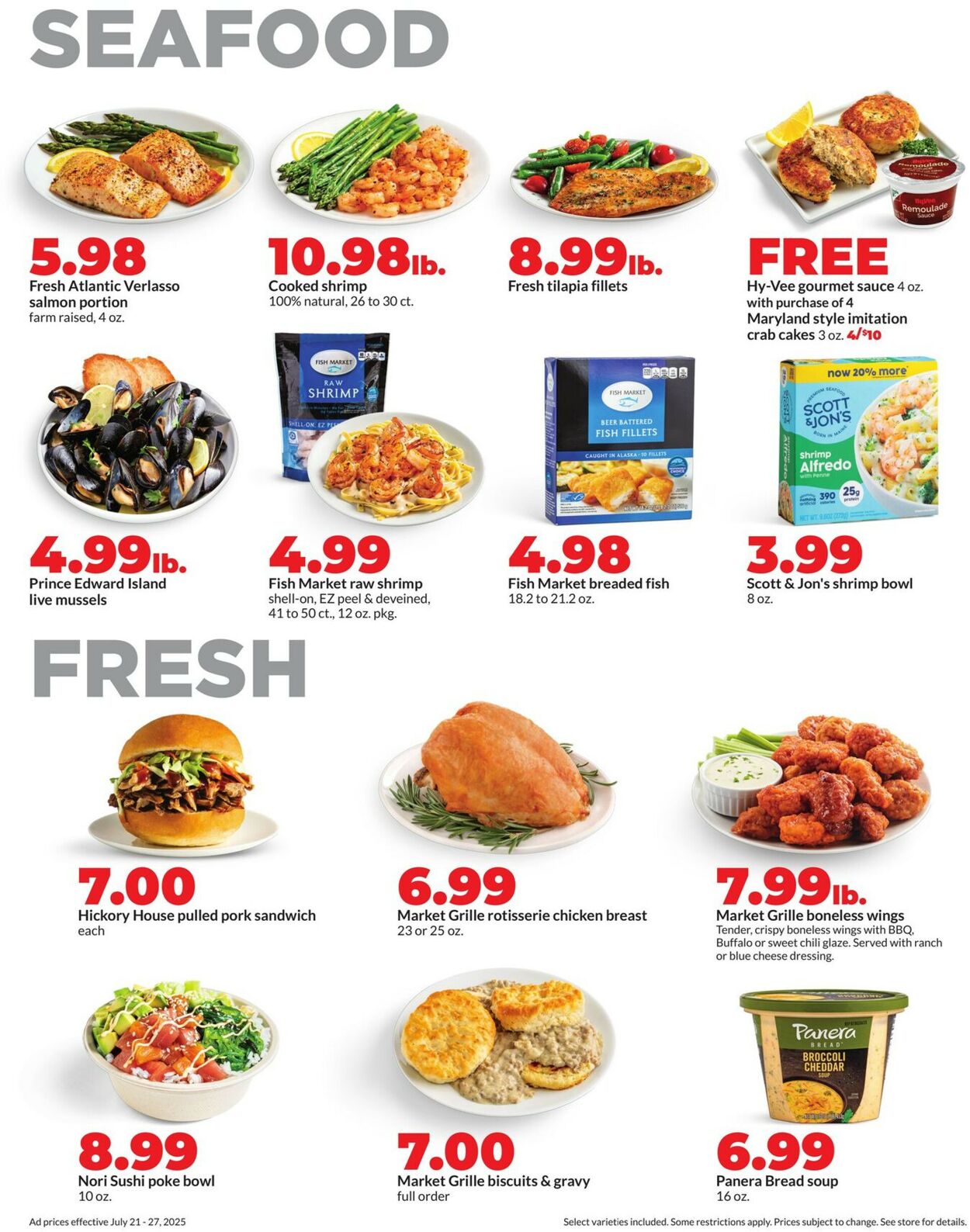 Catalogue HyVee from 07/21/2025