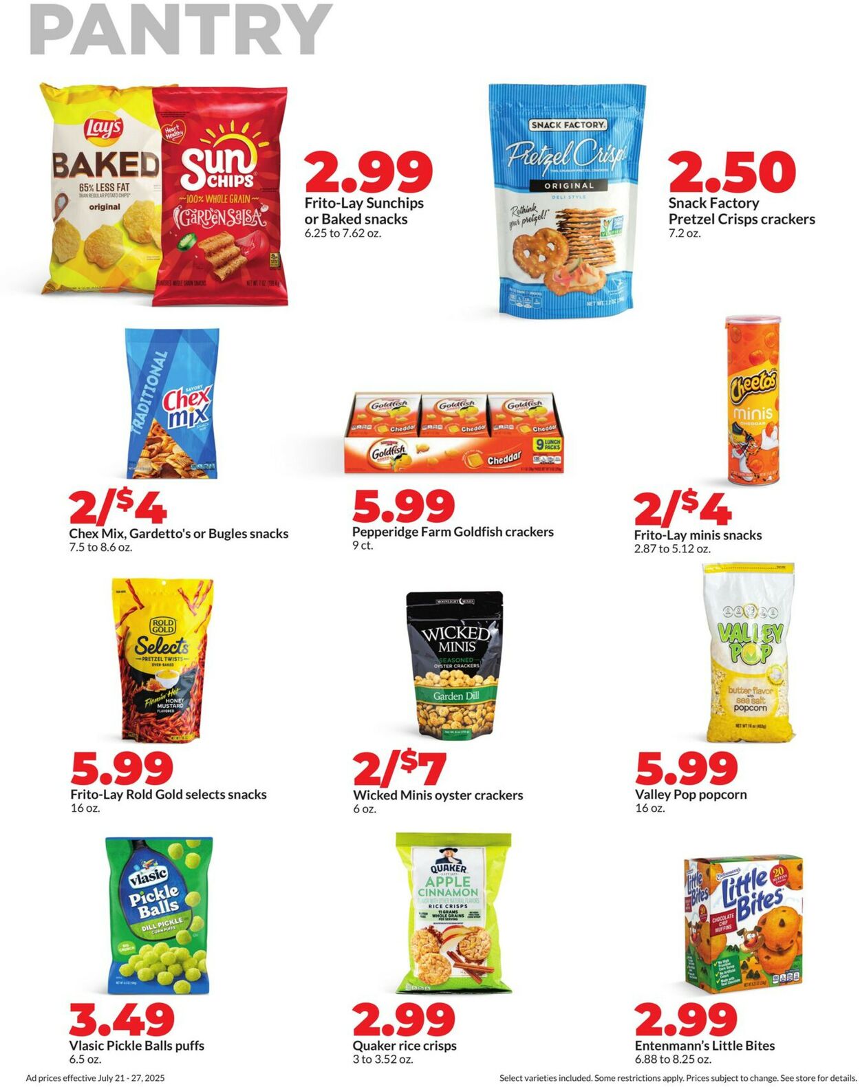 Catalogue HyVee from 07/21/2025