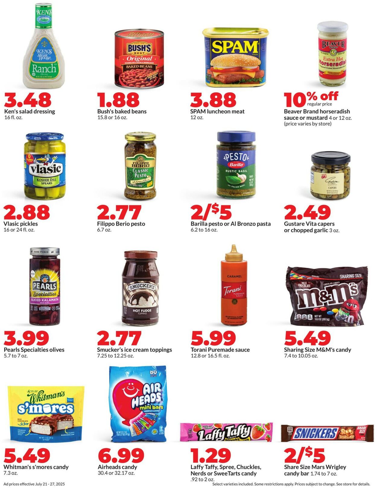 Catalogue HyVee from 07/21/2025