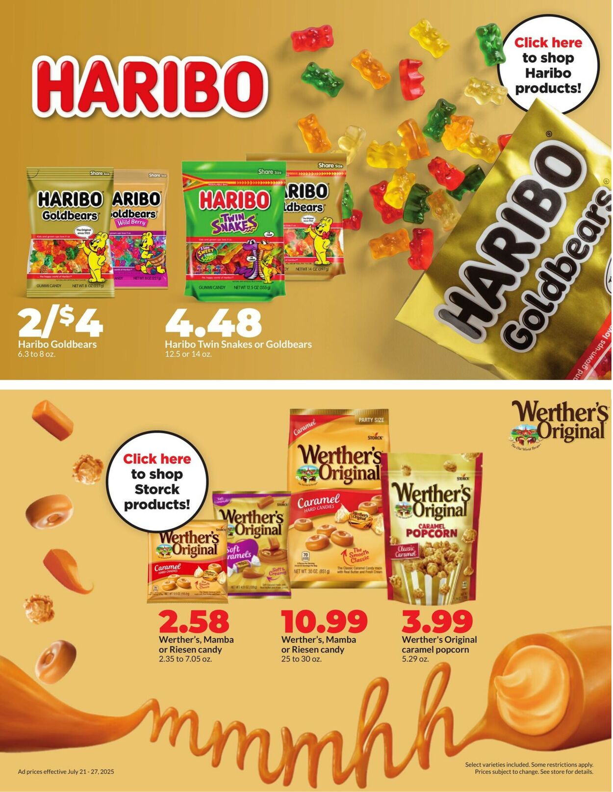 Catalogue HyVee from 07/21/2025