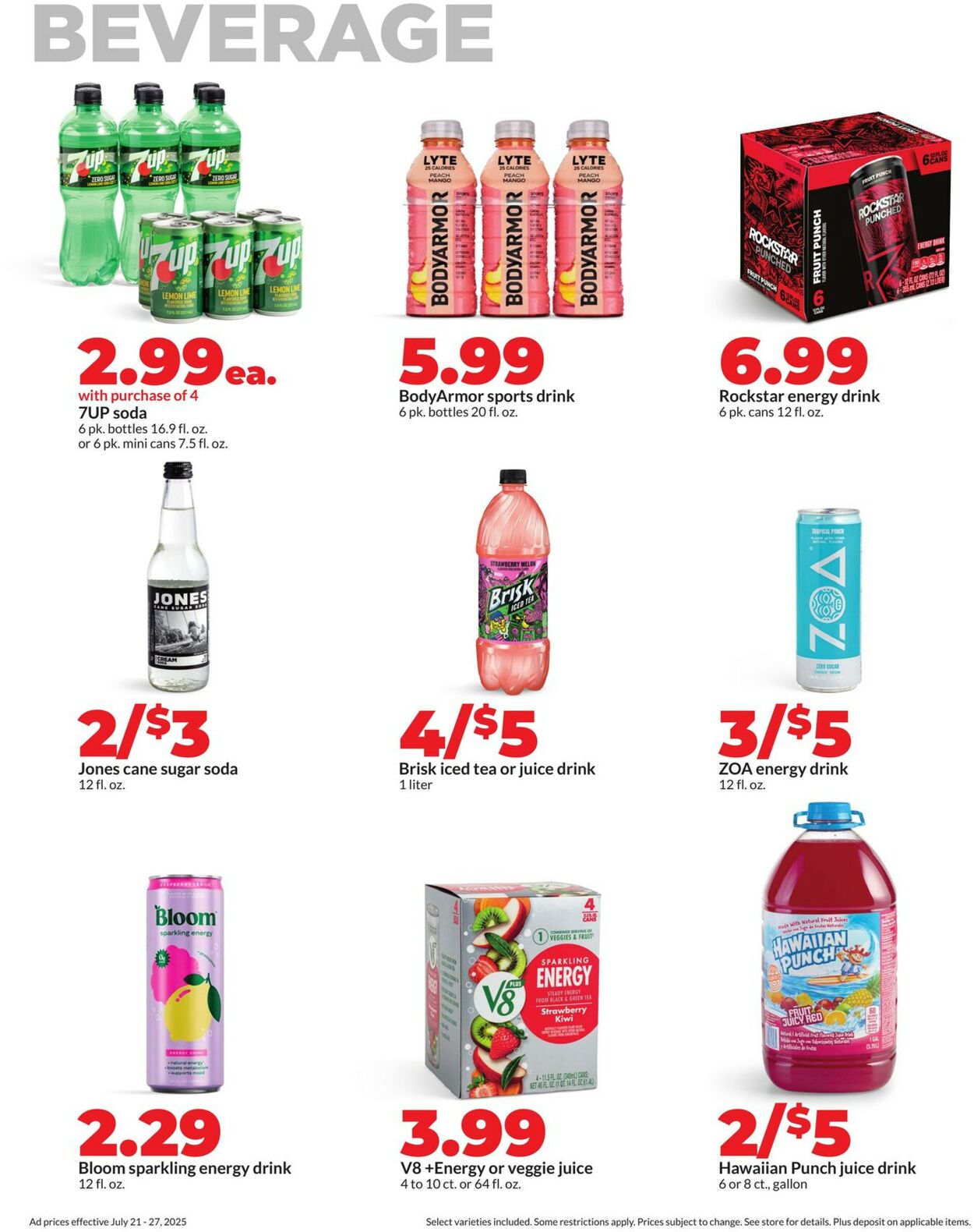 Catalogue HyVee from 07/21/2025