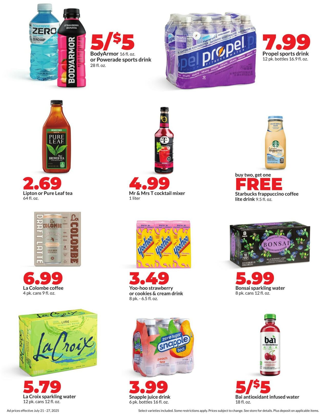 Catalogue HyVee from 07/21/2025