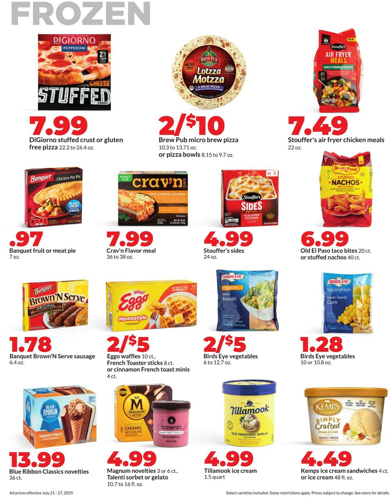 Catalogue HyVee from 07/21/2025