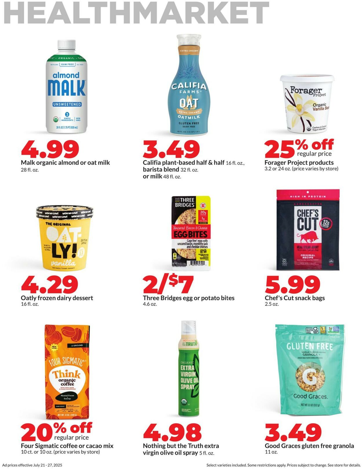 Catalogue HyVee from 07/21/2025