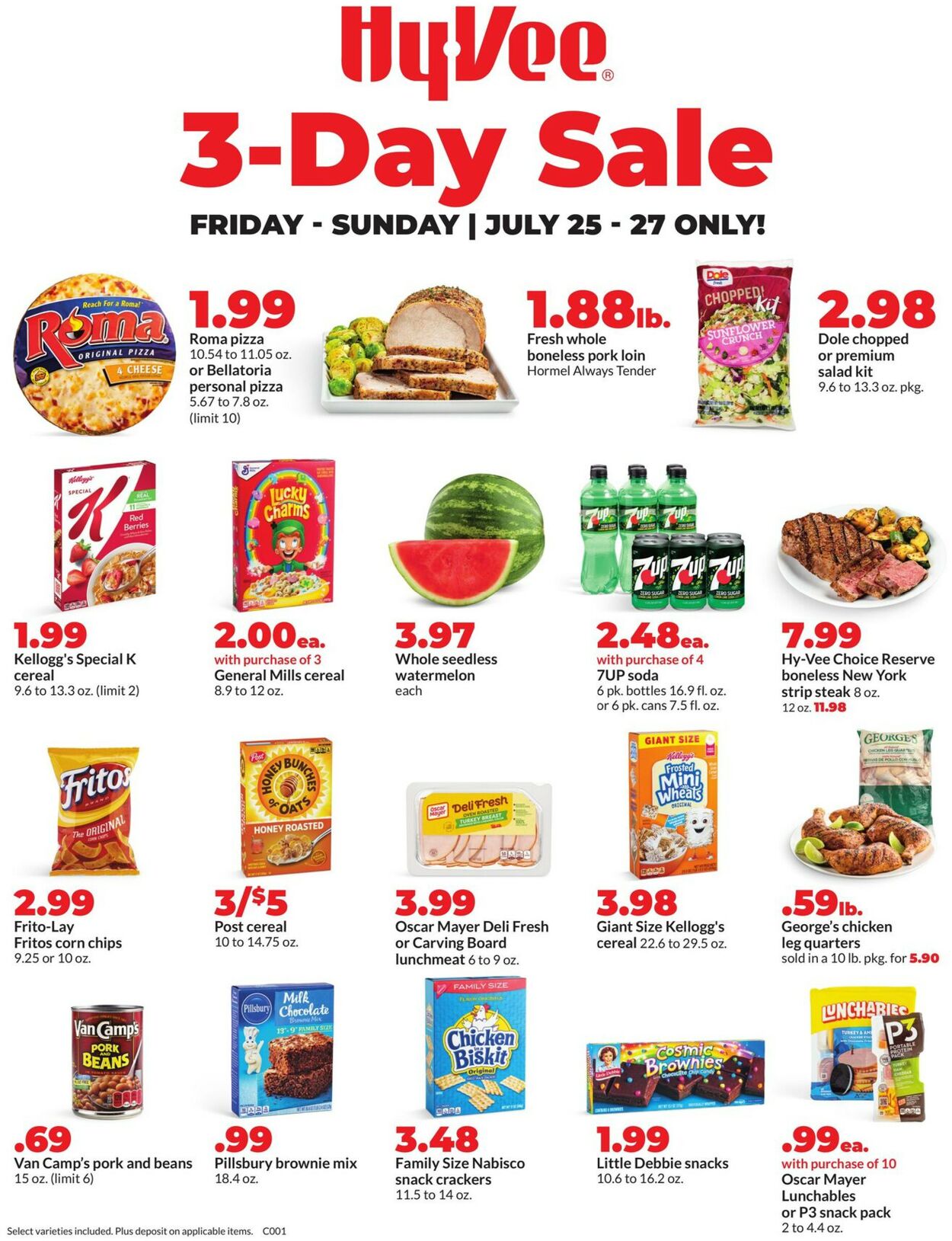 Catalogue HyVee from 07/25/2025