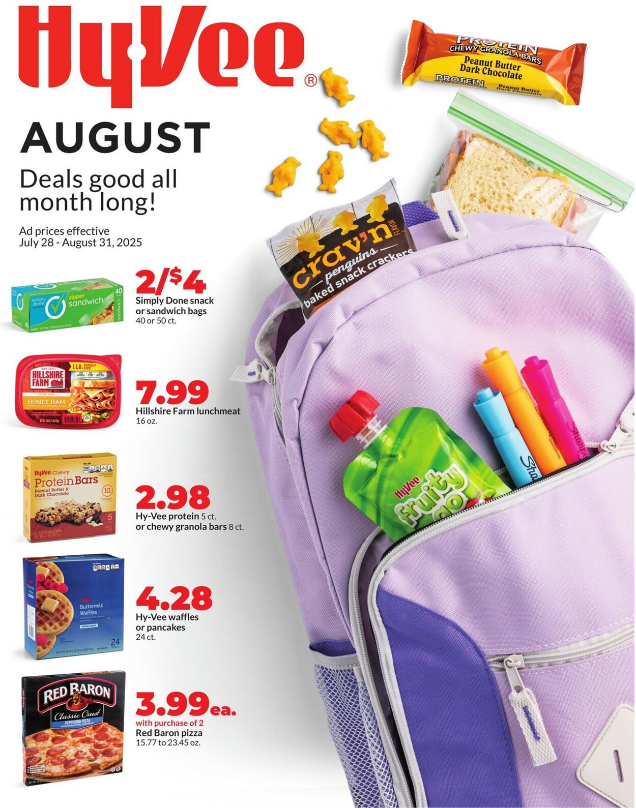 Catalogue HyVee from 07/28/2025