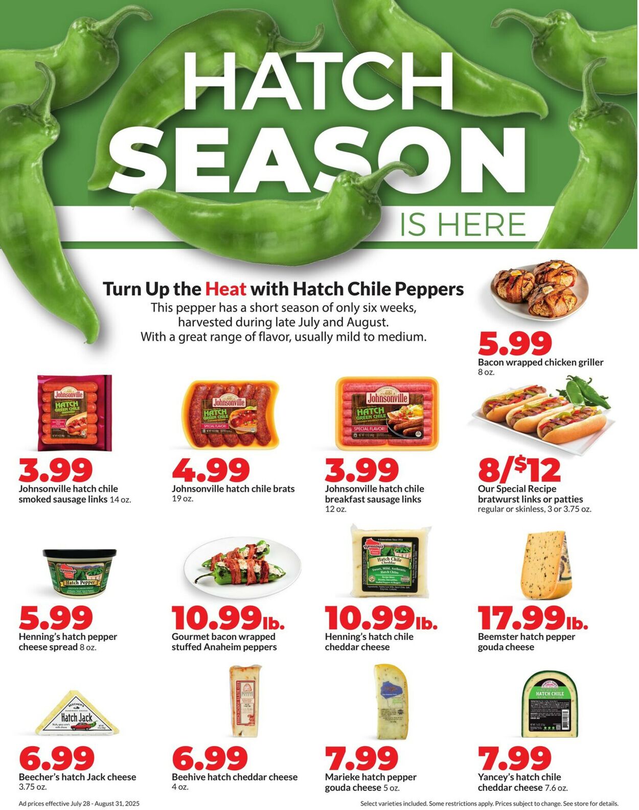 Catalogue HyVee from 07/28/2025