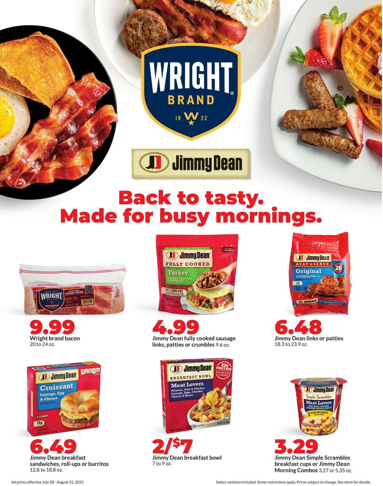 Catalogue HyVee from 07/28/2025