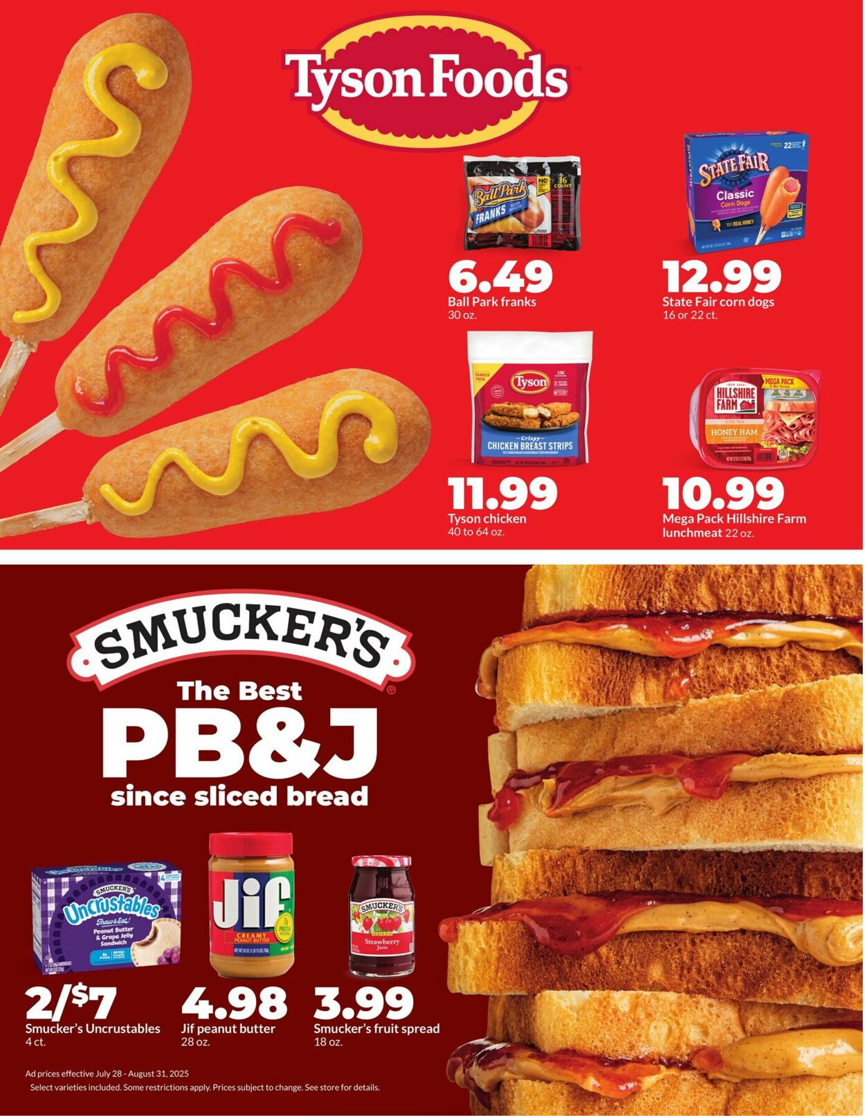 Catalogue HyVee from 07/28/2025