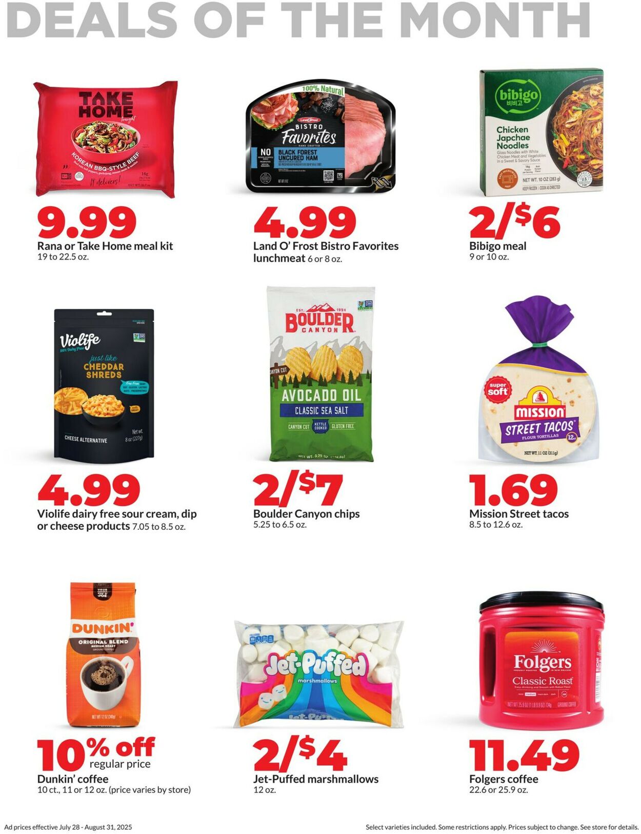 Catalogue HyVee from 07/28/2025