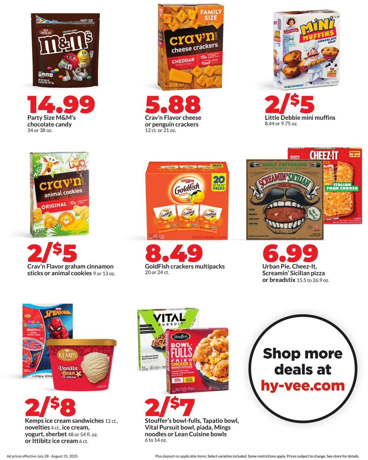 Catalogue HyVee from 07/28/2025